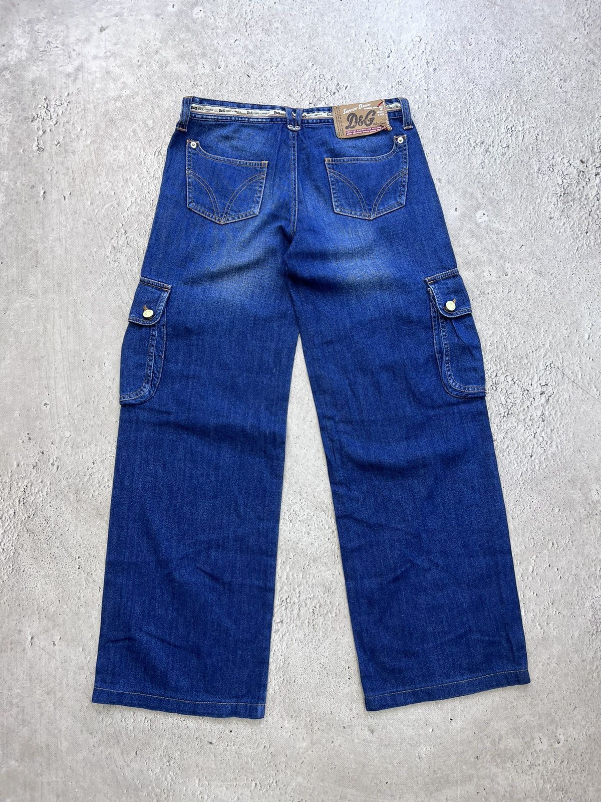 Dolce & Gabbana × Vintage Vintage Dolce & Gabanna Luxury Blue Women's Cool Jeans Size 27" / US 4 / IT 40 - 8 Thumbnail