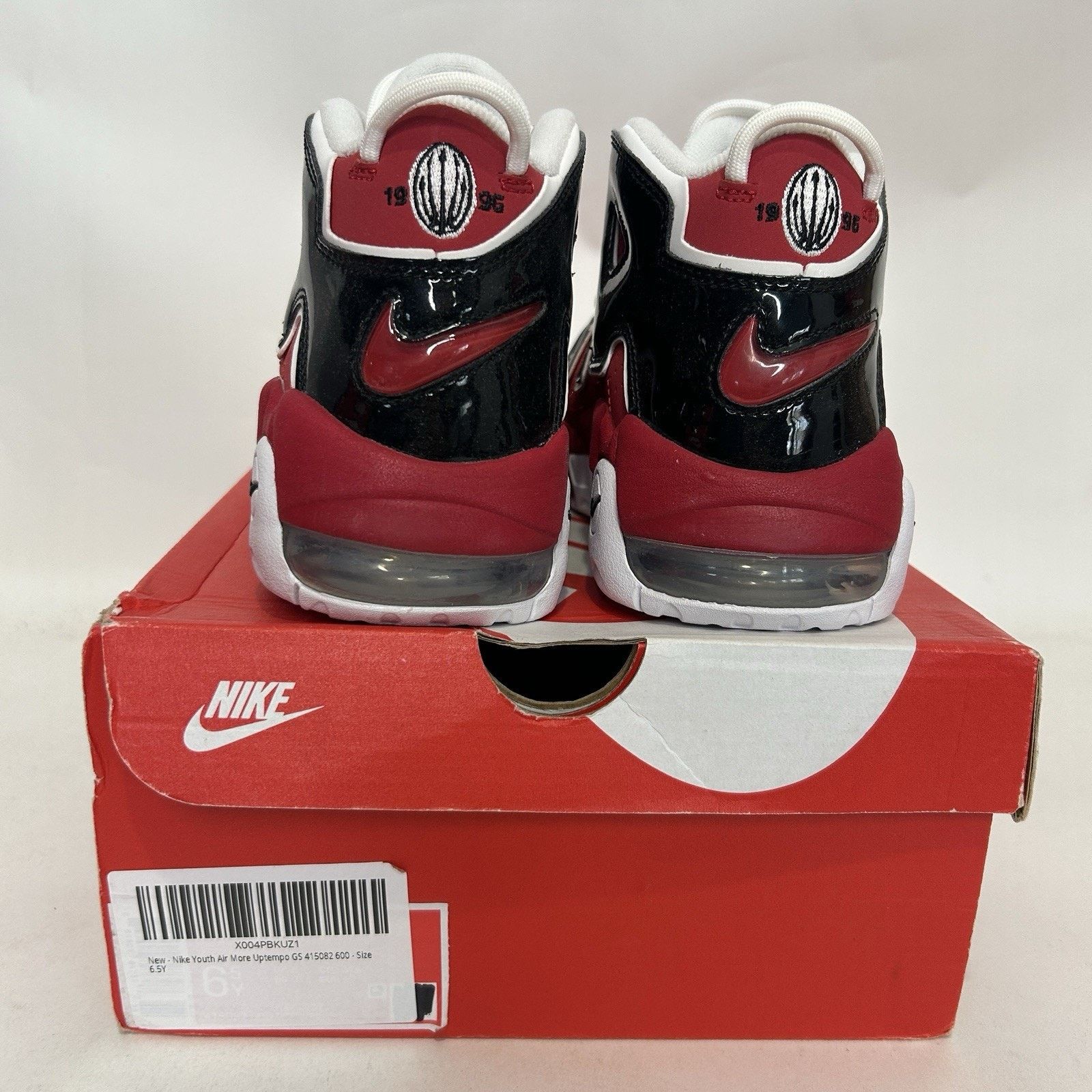 Nike Nike Air More Uptempo GS Bulls Hoops Pack “Varsity Red” Size US 8 / IT 38 - 4 Thumbnail