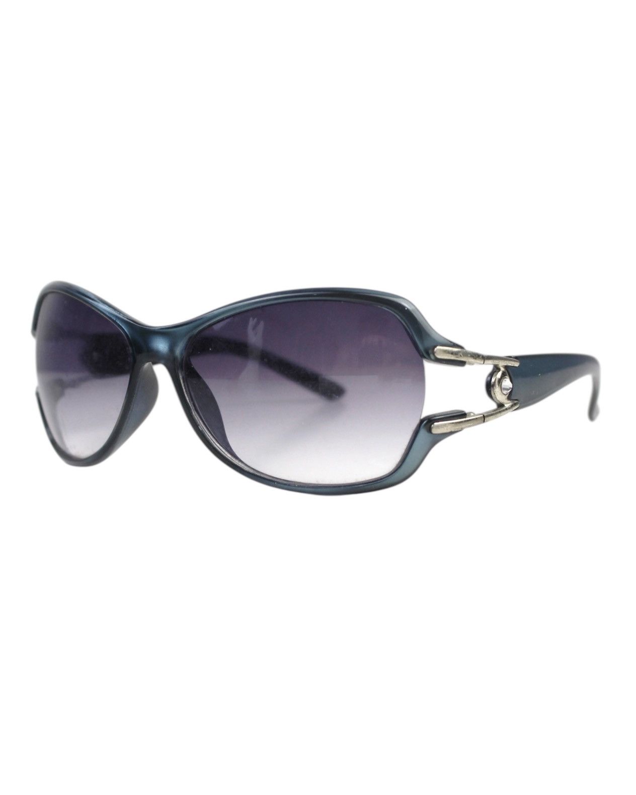 Vintage 2000S LANGTEMENG PURPLE OMBRE LENSES OVAL SUNGLASSES Size ONE SIZE - 1 Thumbnail