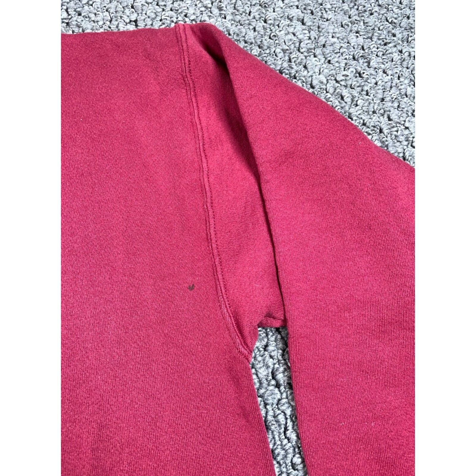 Levi's VTG Levi's Brittania Sweatshirt Crew Neck Adult XL Red Solid Cotton Blend Polyester Fleece Logo 90s Hipster Retro Men’s Sweatshirt Size US XL / EU 56 / 4 - 5 Thumbnail