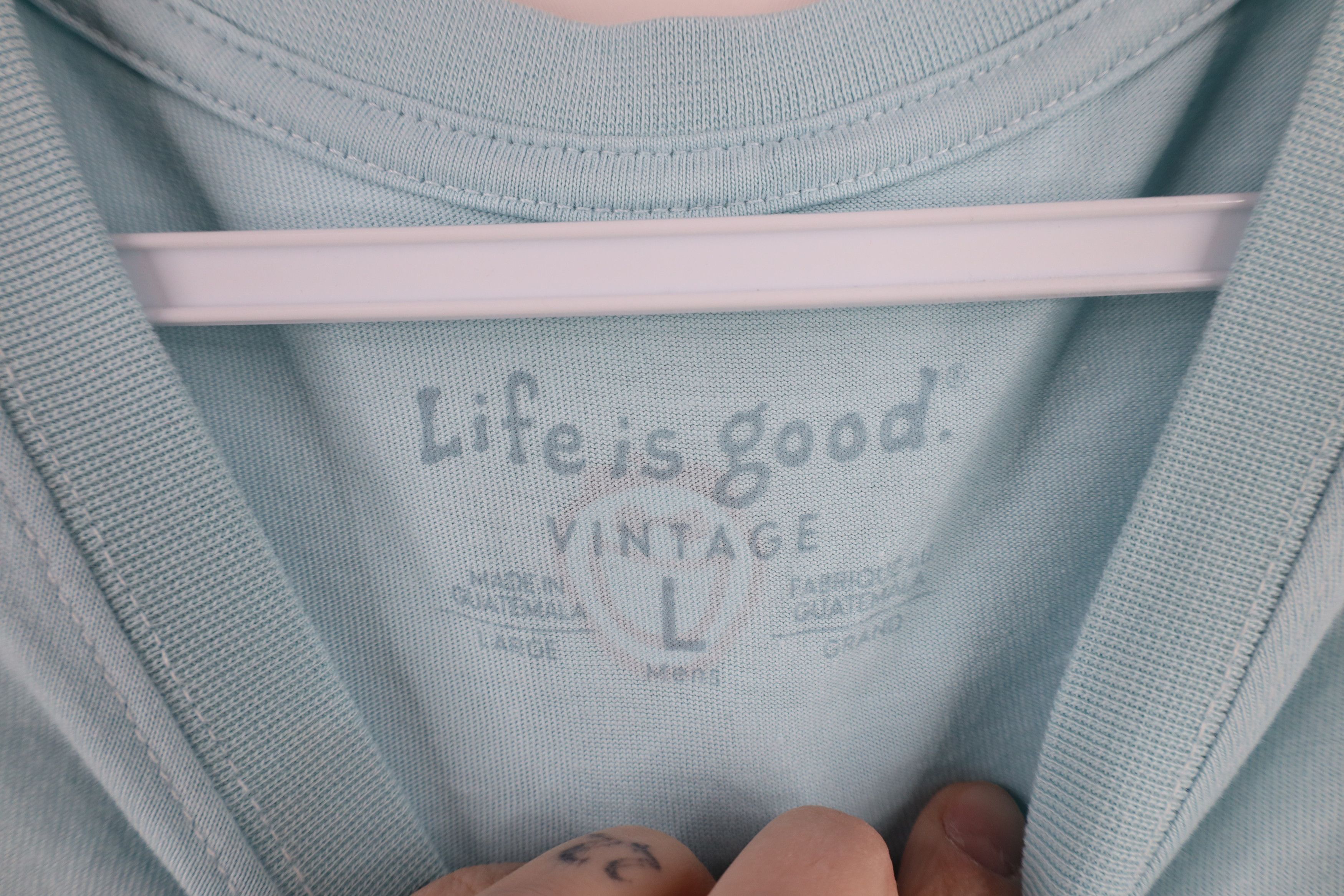 Life is Good × Vintage Vintage Life Is Good Basketball Short Sleeve T-Shirt Blue Size US L / EU 52-54 / 3 - 7 Thumbnail