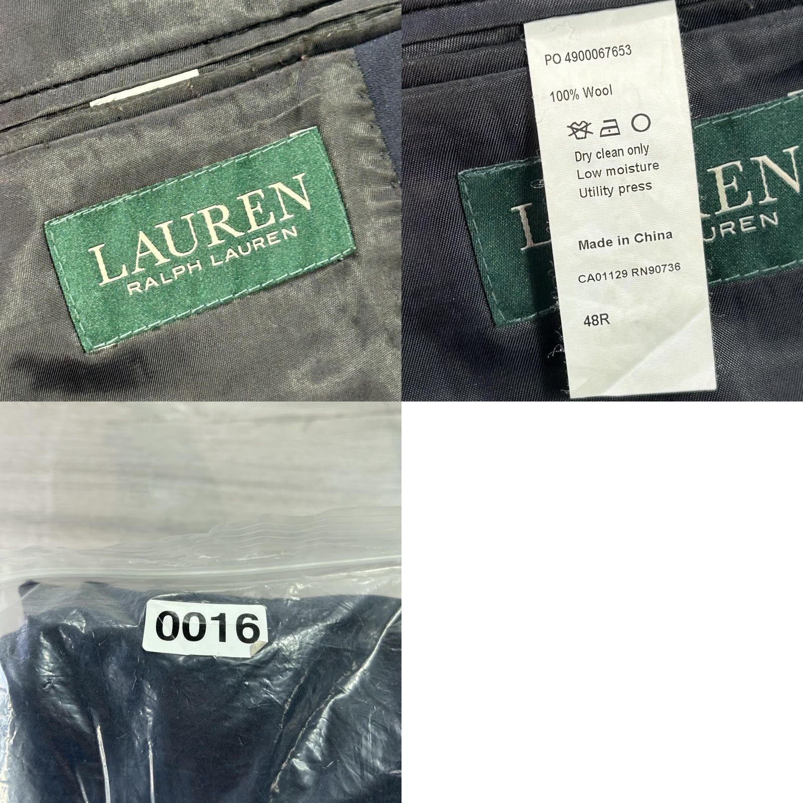 Ralph Lauren Lauren Ralph Lauren Blazer Mens Wool 48R Suit Jacket Sport Coat Classic Size 48R - 9 Thumbnail