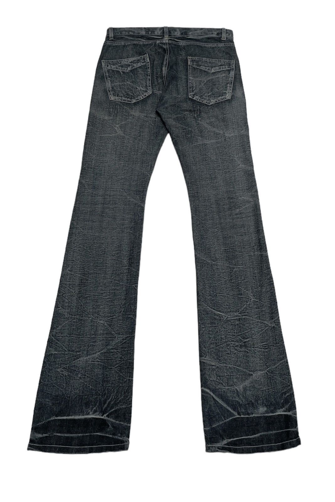 Japanese Brand × Vintage Rare Design Vintage Brand Menz Style Flared Jeans 1990s Size US 33 - 2 Thumbnail