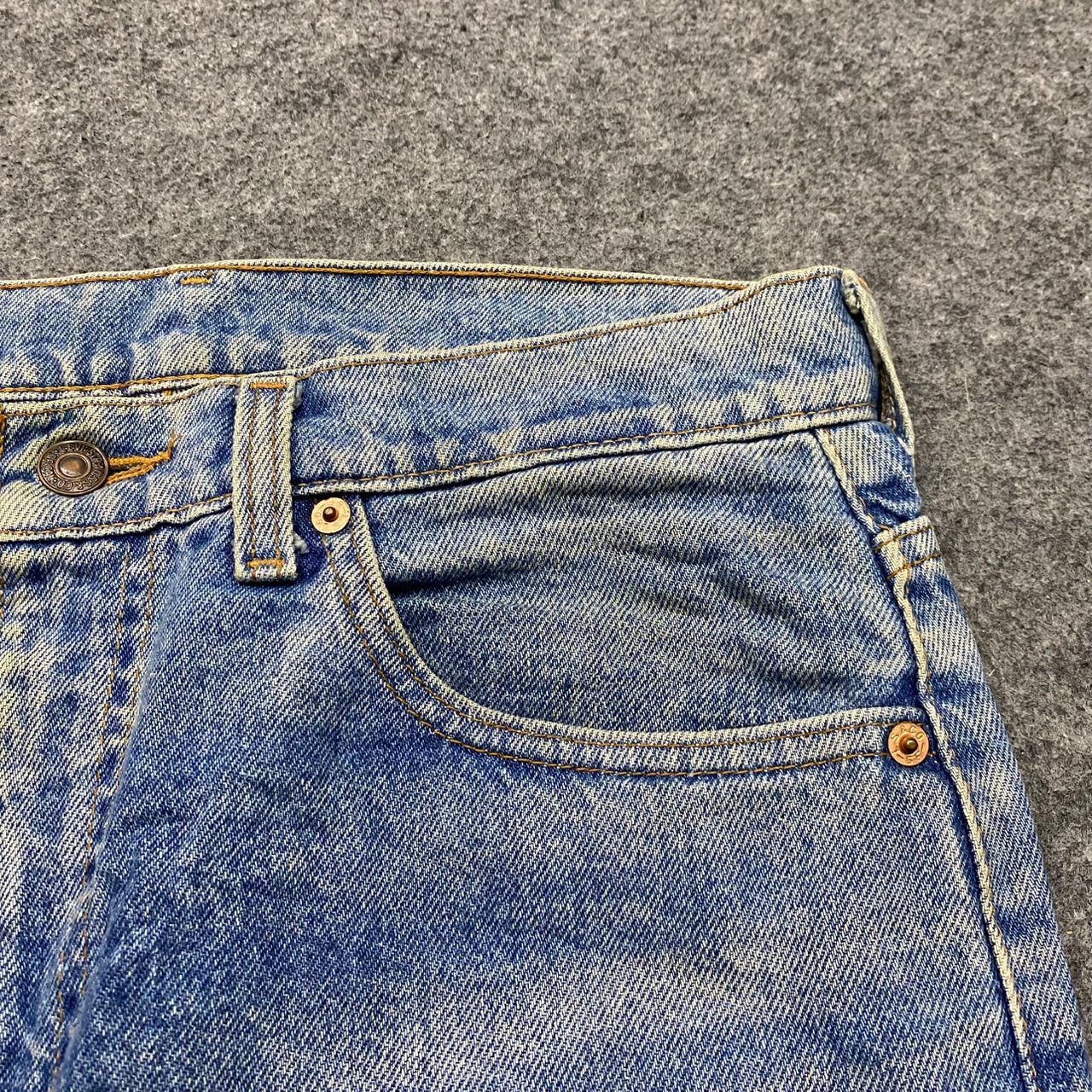 Levi's Vintage Clothing Vintage 90s Levis Distressed Denim Kurt Cobain Style Size US 32 / EU 48 - 9 Thumbnail