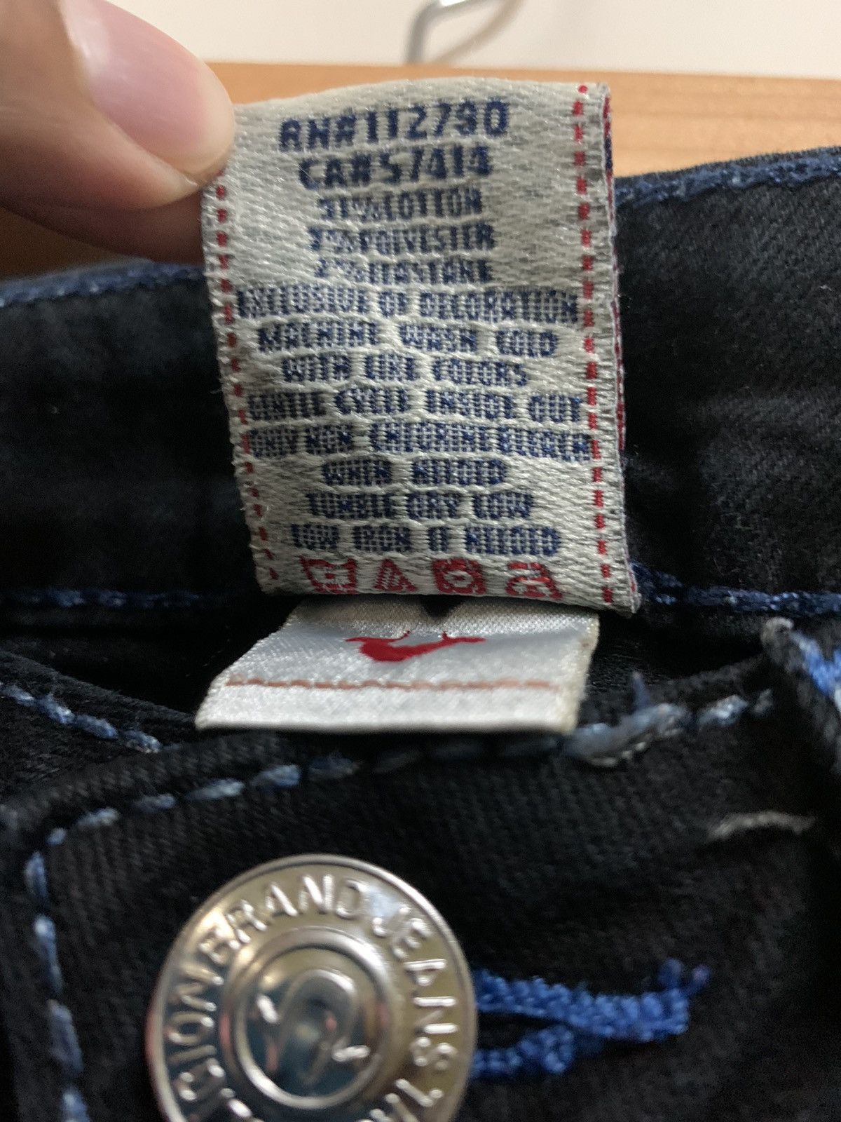 True Religion Made In USA True Religion Low Rise Jeans Like New Size US 27 - 21 Thumbnail