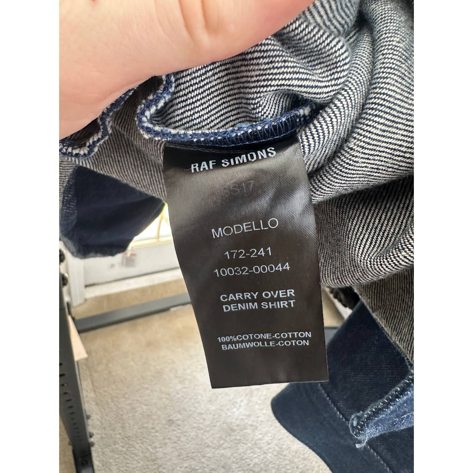 Raf Simons Raf Simons Carry Over Denim Shirt - Large Size US L / EU 52-54 / 3 - 8 Thumbnail