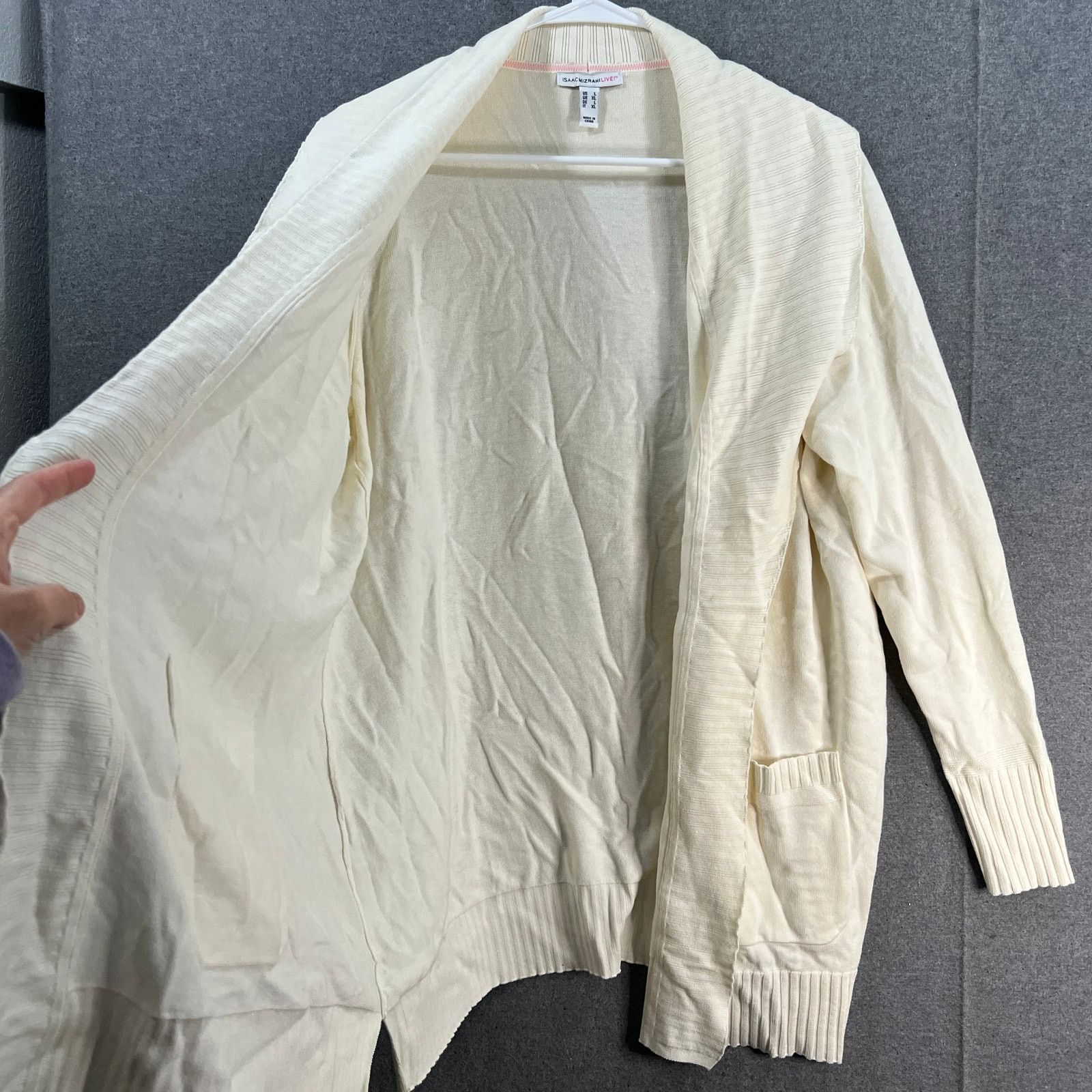 Isaac Mizrahi Isaac Mizrahi Live! Shawl Collar Sweater Cardigan Size L / US 10 / IT 46 - 6 Thumbnail