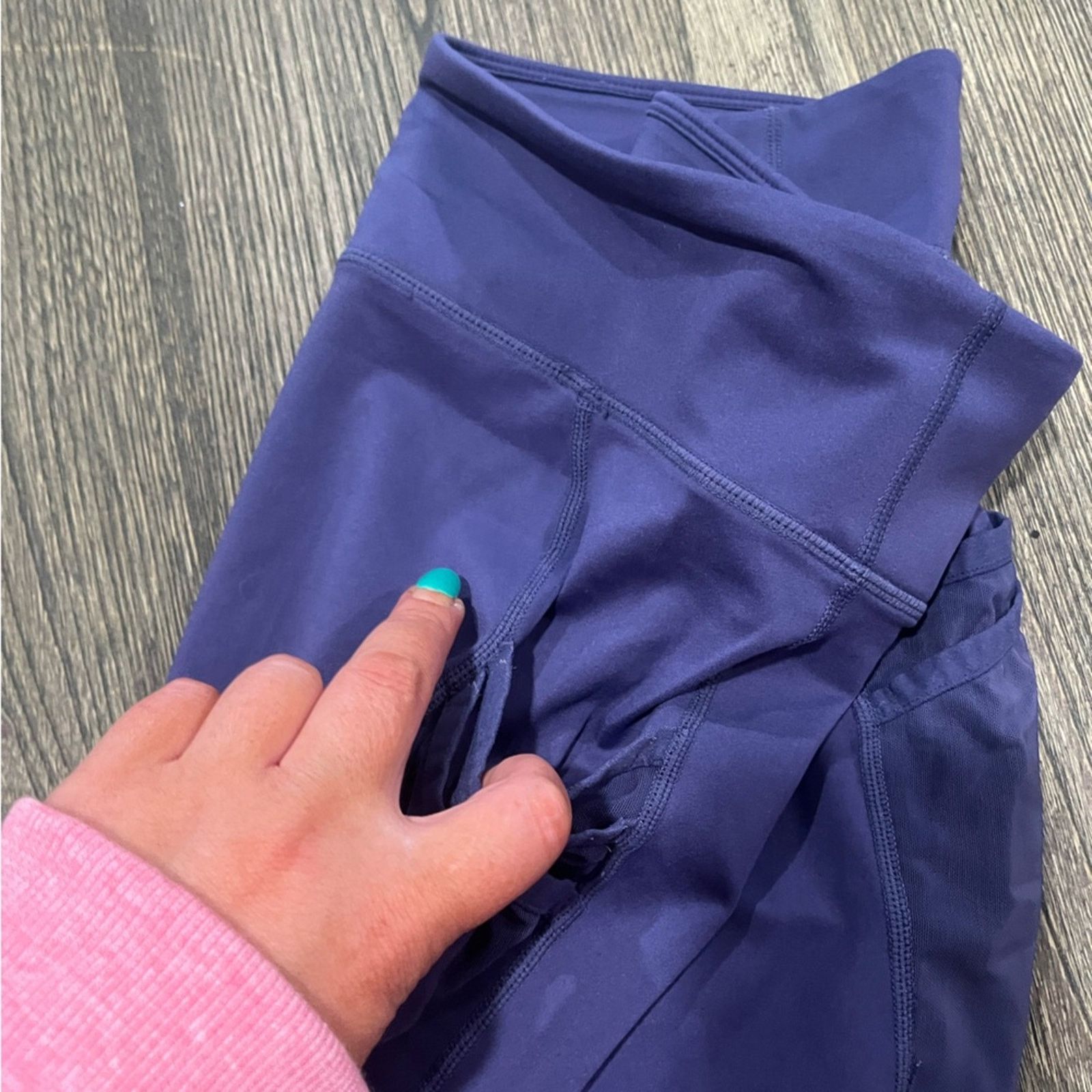 Fabletics Fabletics Leggings On-The-Go PowerHold High-Waisted Sz S Size 26" / US 2 / IT 38 - 5 Thumbnail