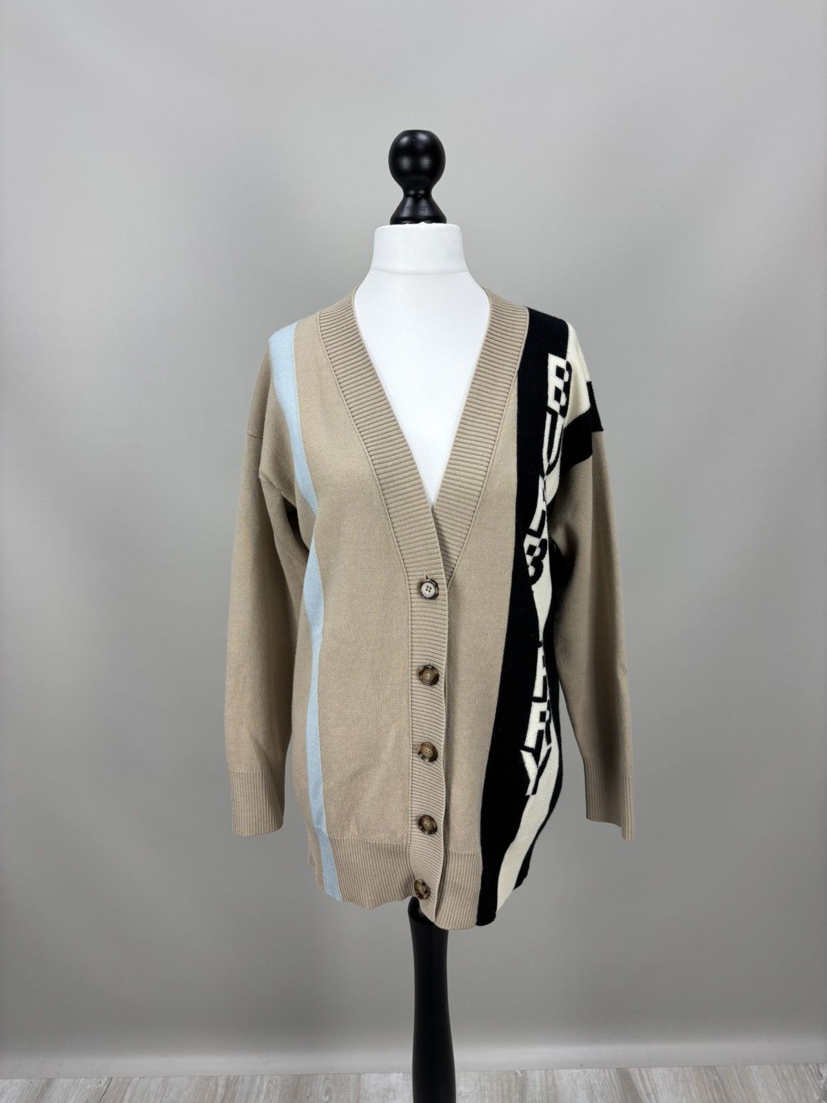 Burberry Womens cardigan Burberry London Size S Color Beige Size S / US 4 / IT 40 - 1 Thumbnail