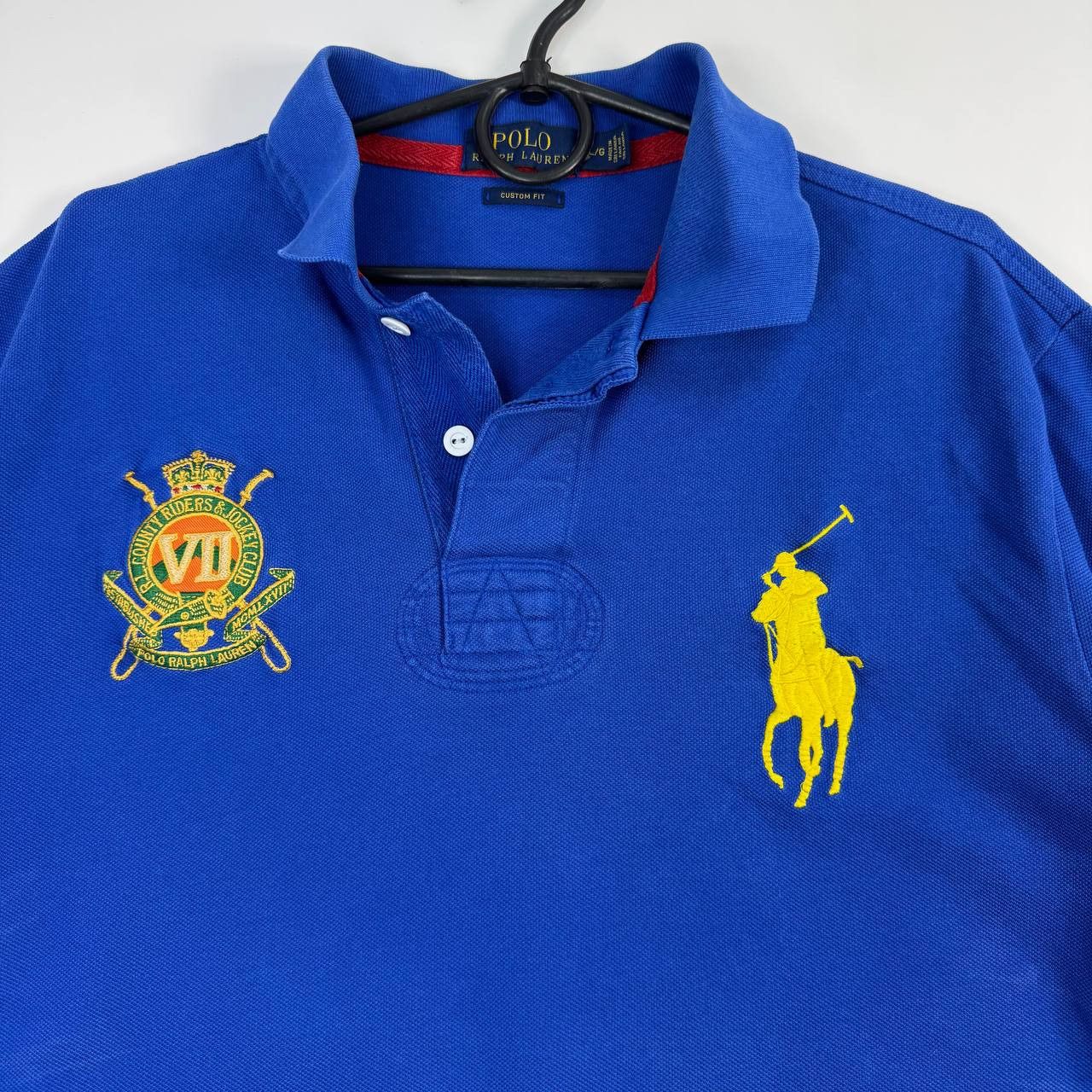 Polo Ralph Lauren Polo Ralph Lauren Big Pony Polo Shirt Blue Mens L Size US L / EU 52-54 / 3 - 2 Thumbnail