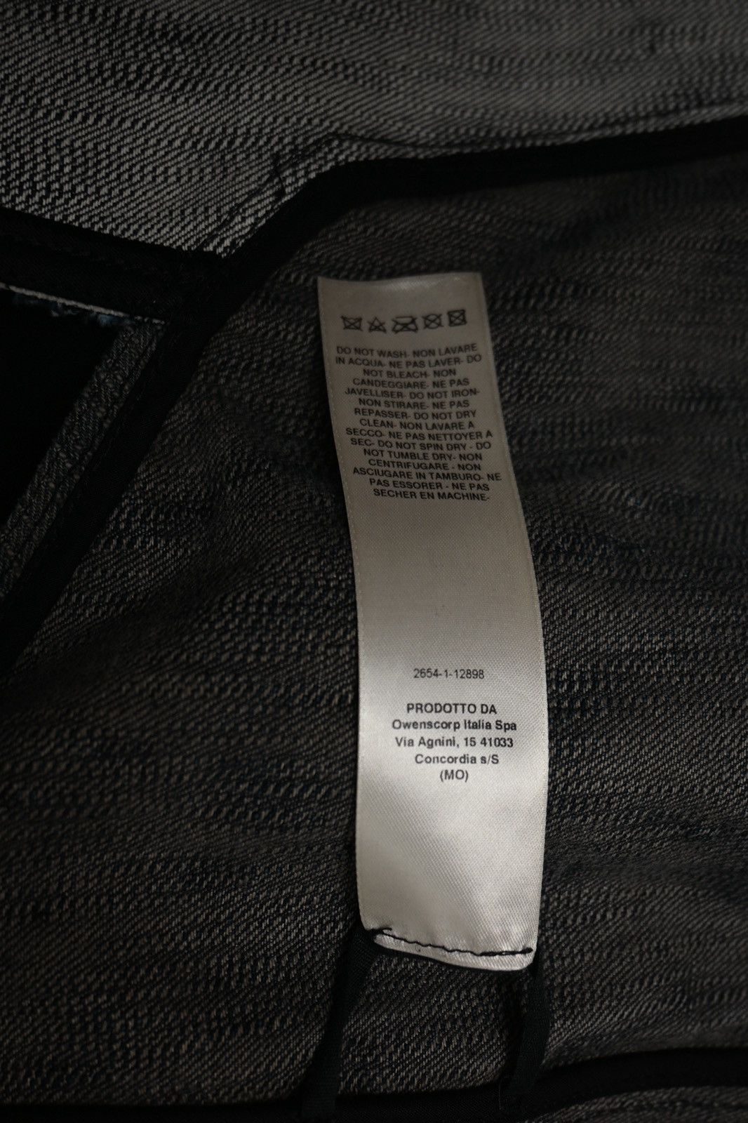 Rick Owens Rick Owens SS19 Babel Hybrid Denim-Paneled Blazer Size 42R - 6 Thumbnail