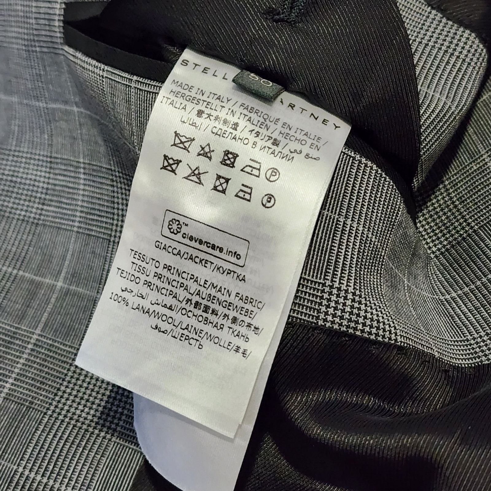 Stella McCartney NEW Stella McCartney Bruno Wool Two Button Plaid Blazer 40R Size 40R - 10 Thumbnail
