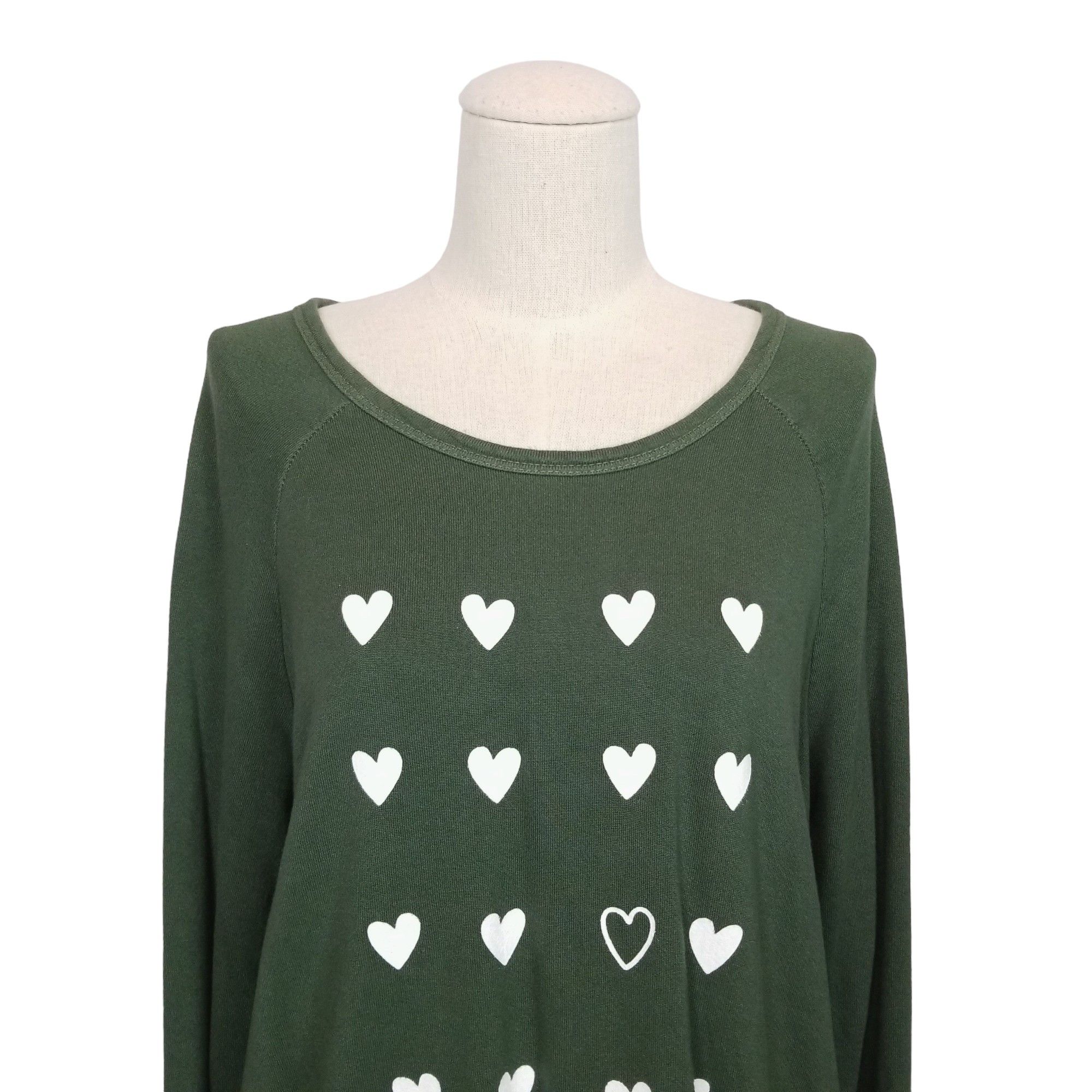 Sundry Heart Print Sweatshirt Size M / US 6-8 / IT 42-44 - 2 Thumbnail