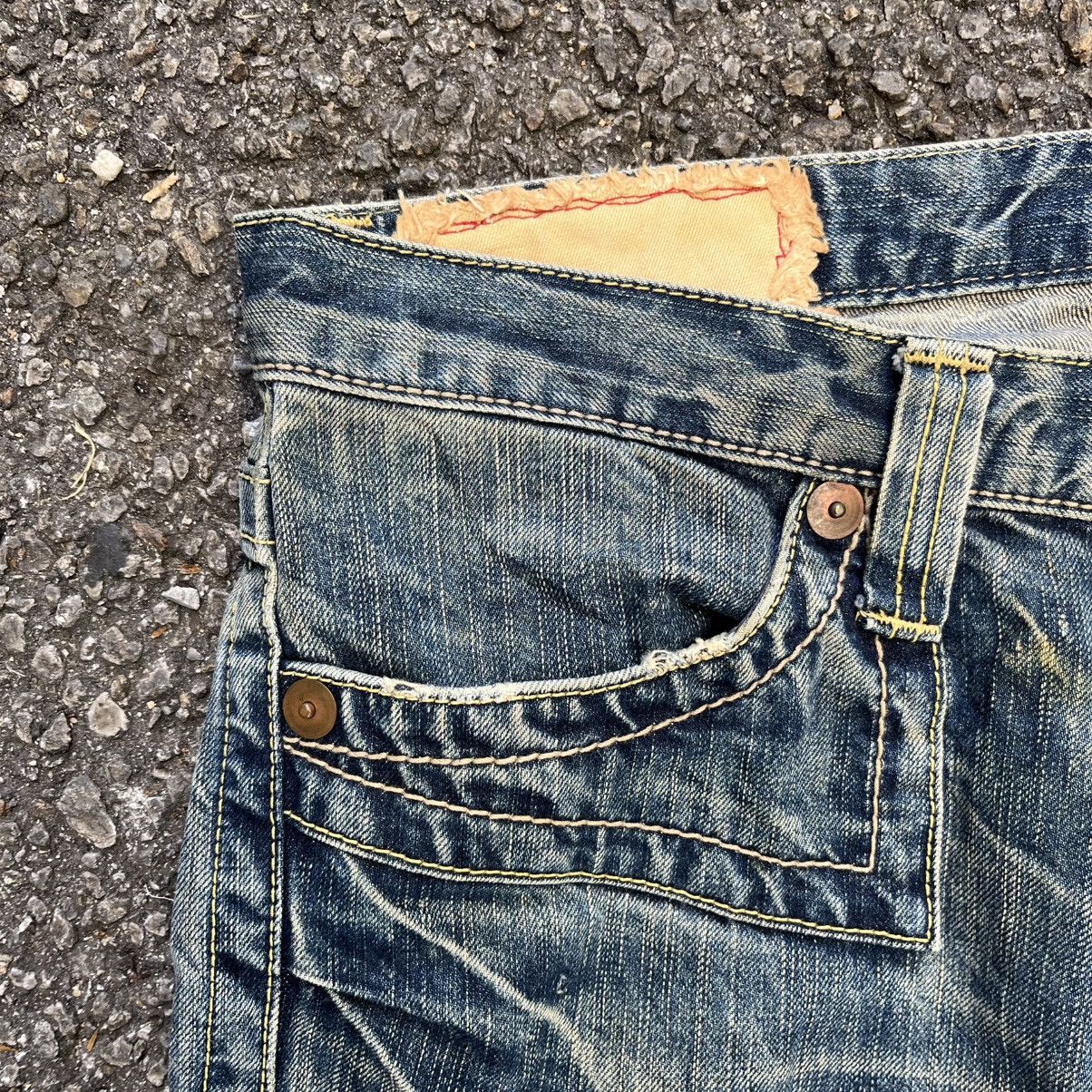 Hysteric Glamour Flared Japanese Vtg Blue Way Rusty Whiskered Mudwash Jeans Size US 30 / EU 46 - 5 Thumbnail