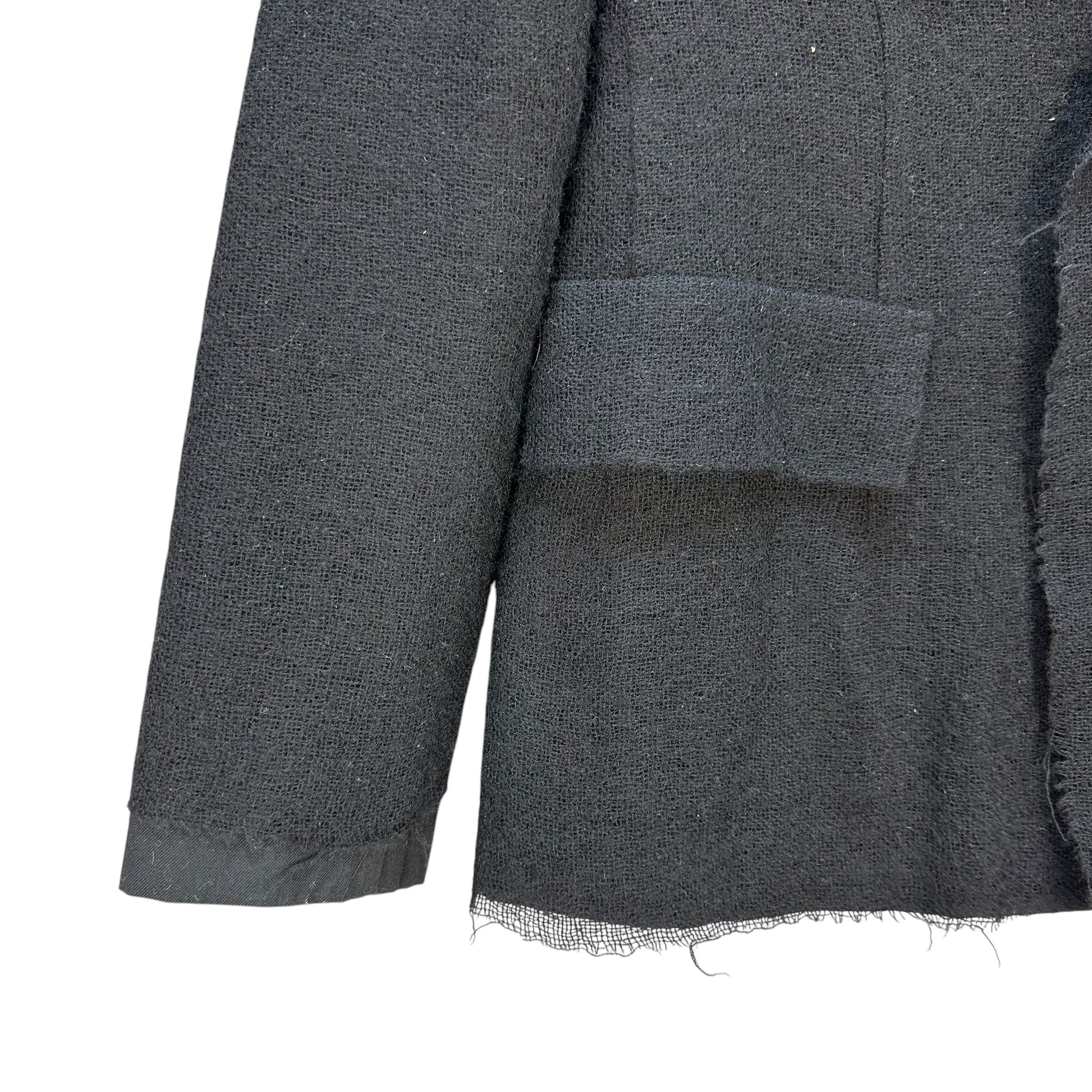 Yohji Yamamoto AW04 YOHJI YAMAMOTO Raw-Edge Deconstructed Jacket #A80-1942 Size S / US 4 / IT 40 - 6 Thumbnail