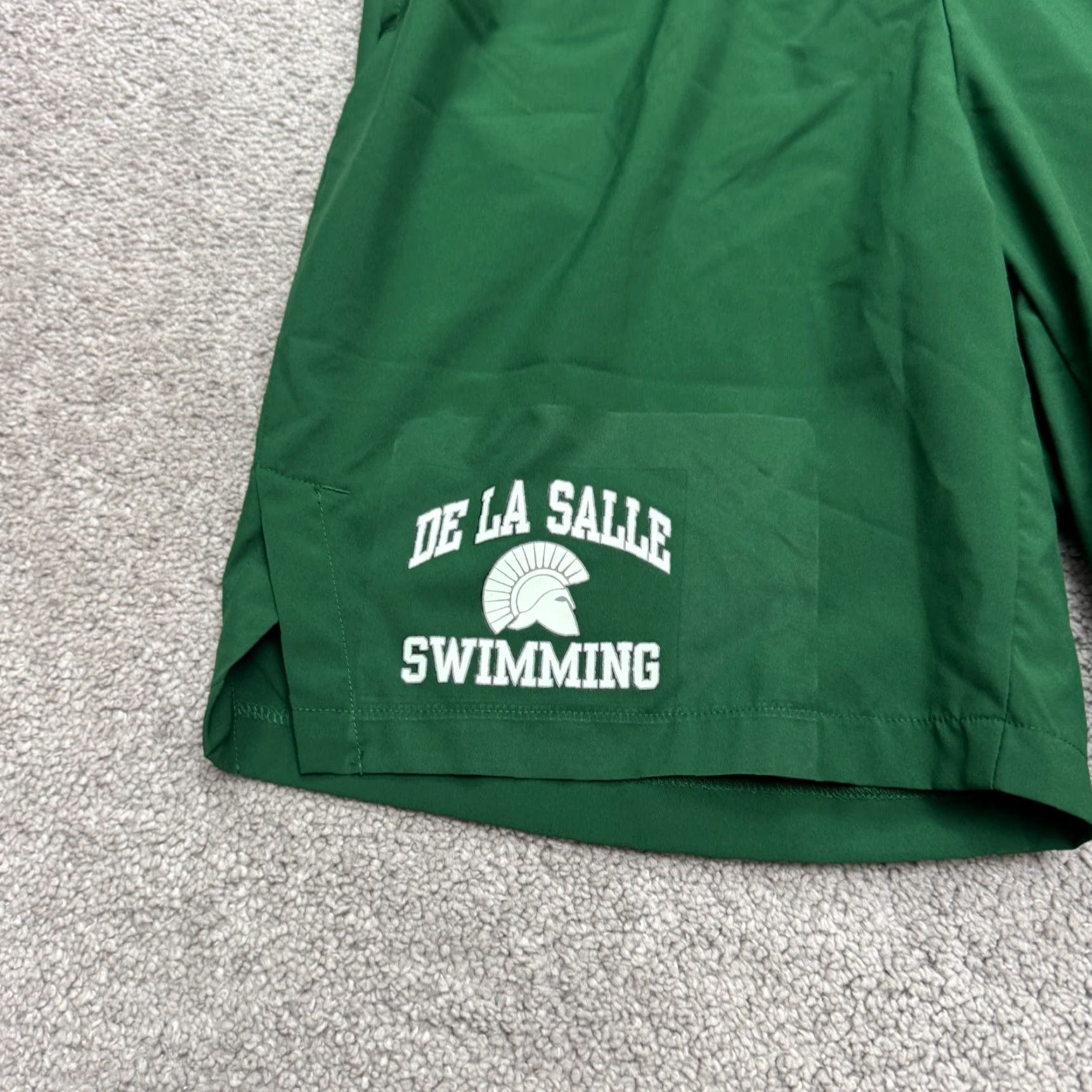 Nike Nike Dri-Fit De La Salle Short Mens Small Green Athletic Shorts Size US 28 / EU 44 - 3 Thumbnail