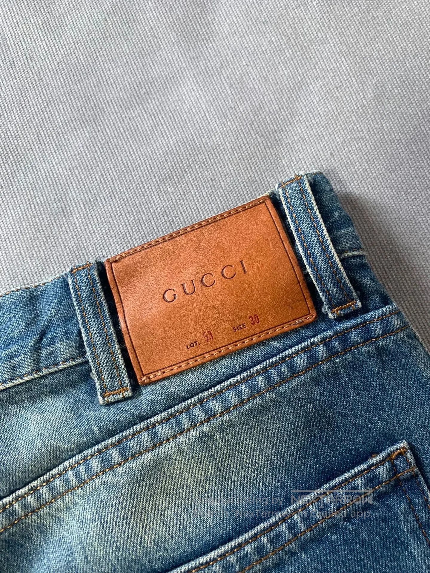 Gucci Gucci Coral Snake Embroidered Jeans. Size US 30 / EU 46 - 4 Thumbnail