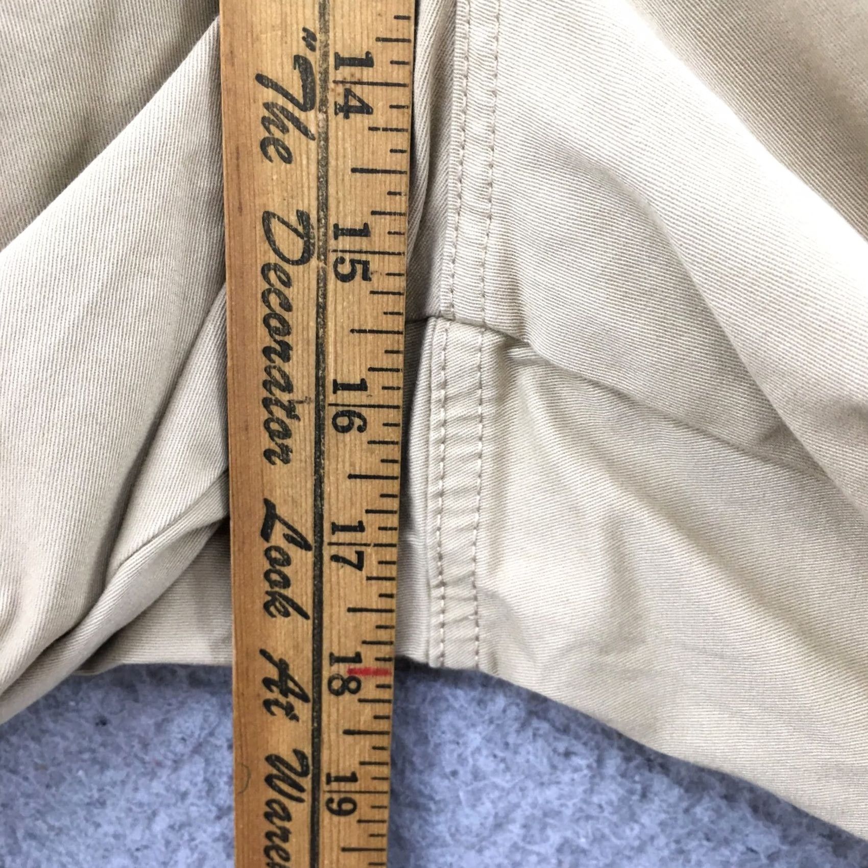 Vintage A New Day High Rise Slim Pants Womens 26 Regular Almond Tan Cotton Blend NEW` Size 34" / US 12 / IT 48 - 7 Thumbnail