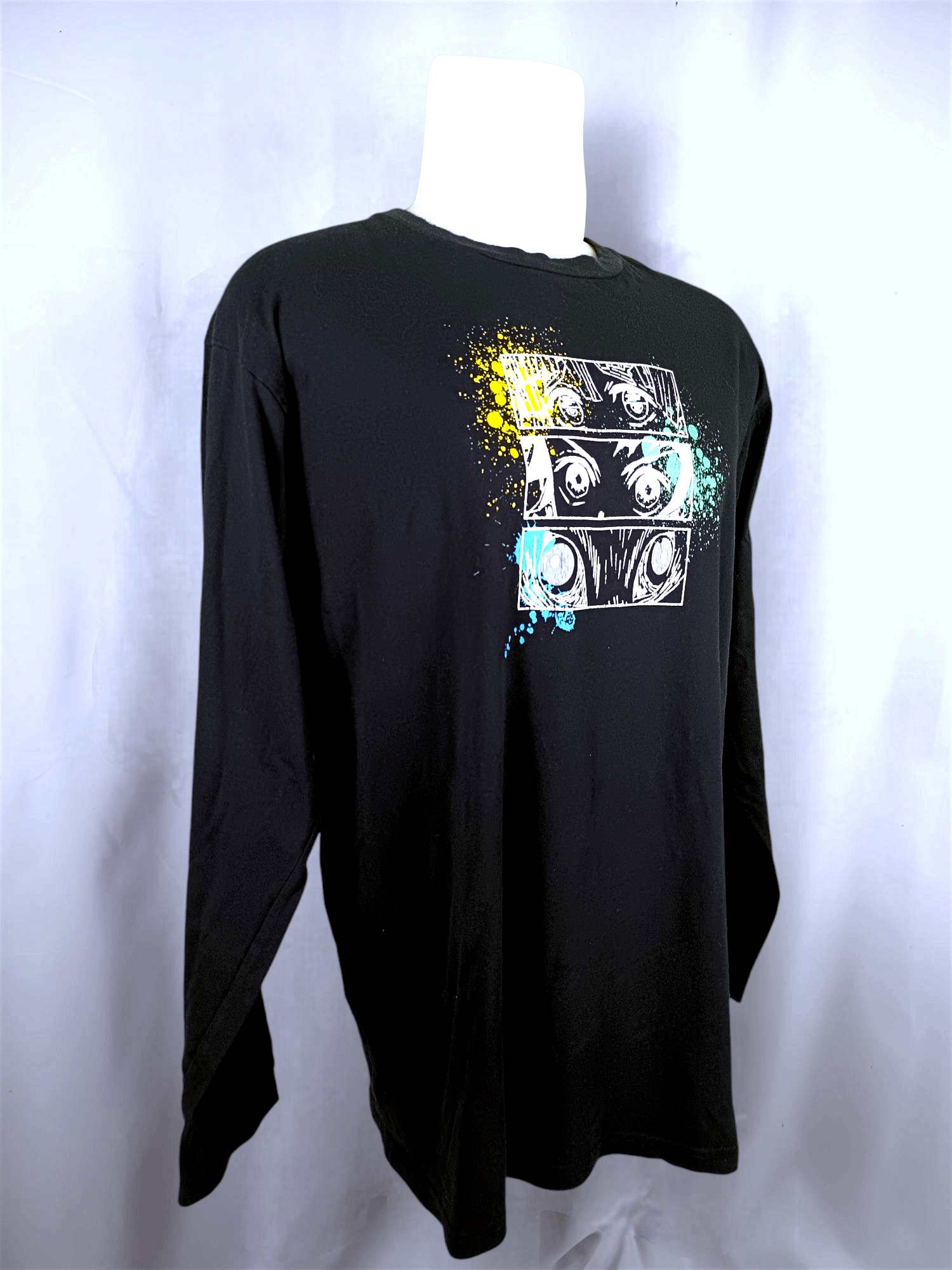 Anime × Cartoon Network × Japanese Brand "DEMON SLAYER" KIMETSU NO YAIBA LONG SLEEVE TSHIRT Size US XL / EU 56 / 4 - 2 Thumbnail