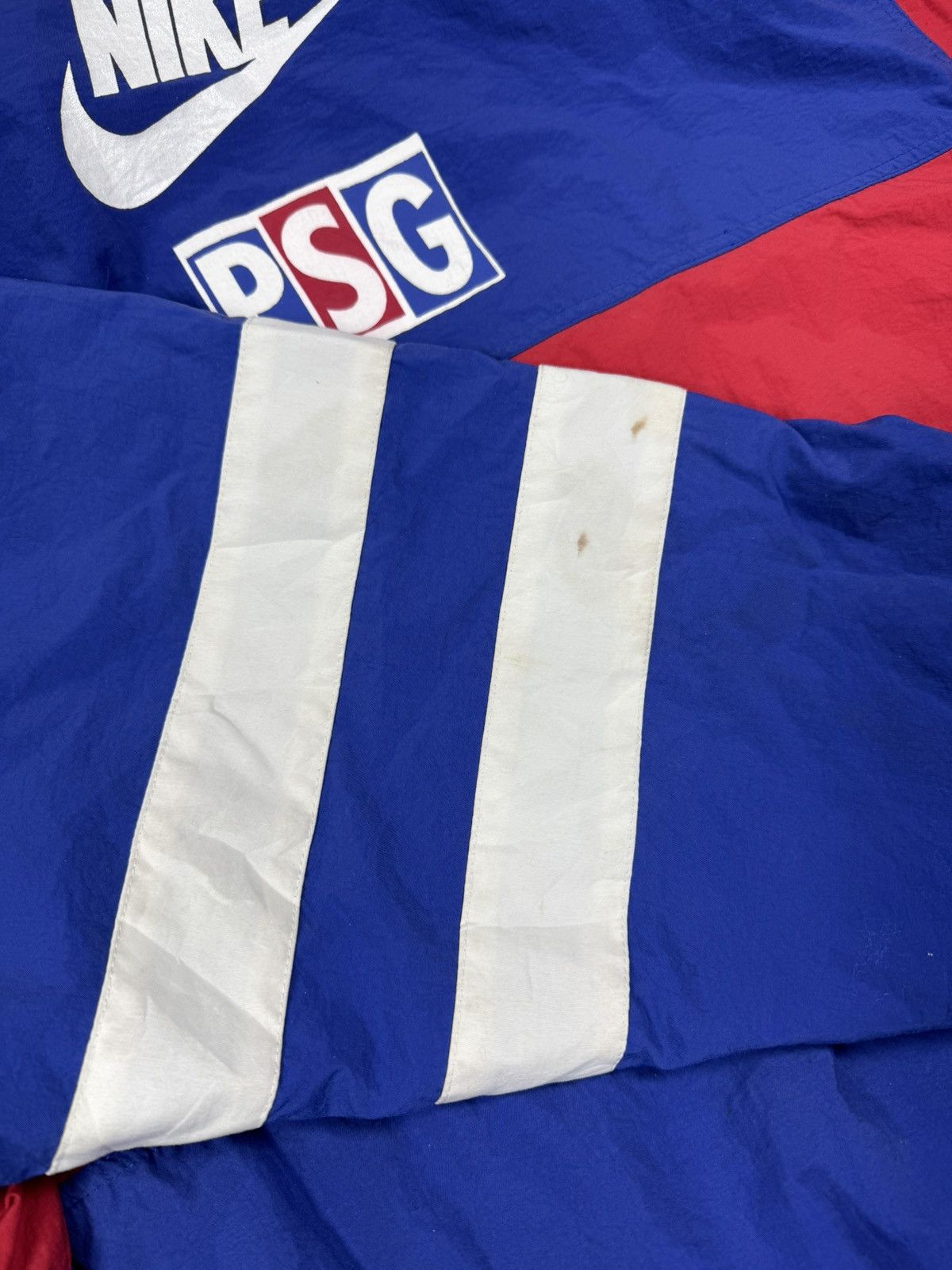 Nike Nike PSG Paris Saint Germain Training Zip 1995-1996 Size US L / EU 52-54 / 3 - 12 Thumbnail