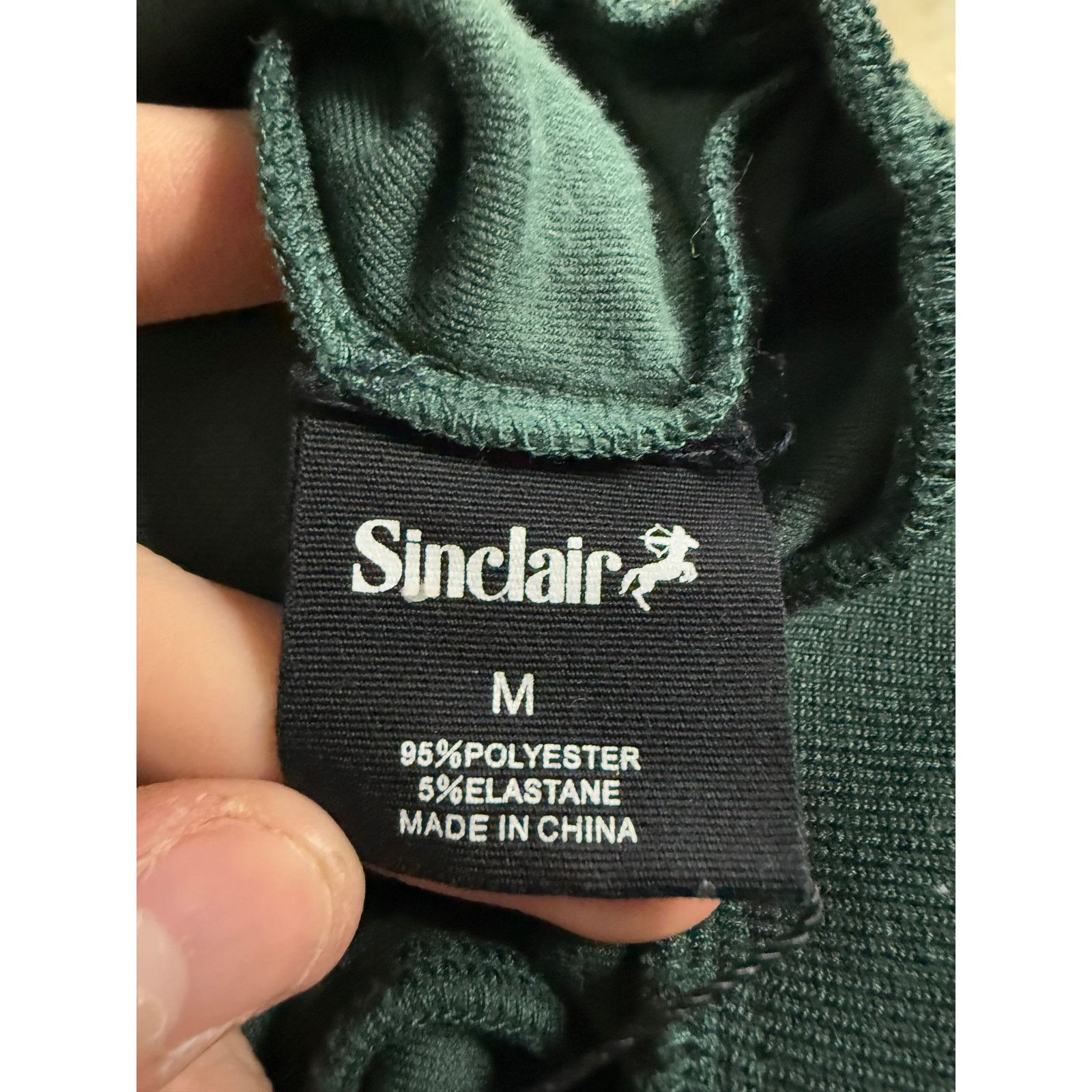 Sinclair Global Sinclair Satin Zip Up Green Used Medium Size US M / EU 48-50 / 2 - 3 Thumbnail
