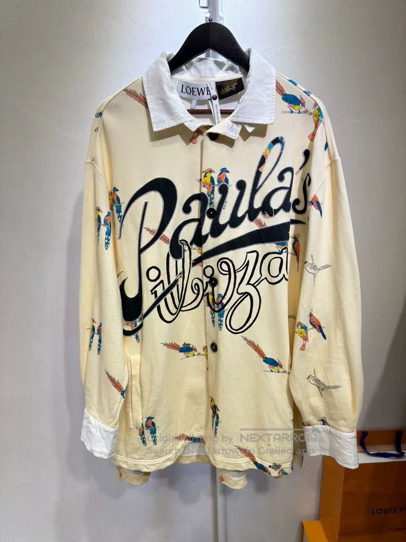 Loewe Loewe Parrot print ivory shirt jacket Size M / US 6-8 / IT 42-44 - 1 Thumbnail