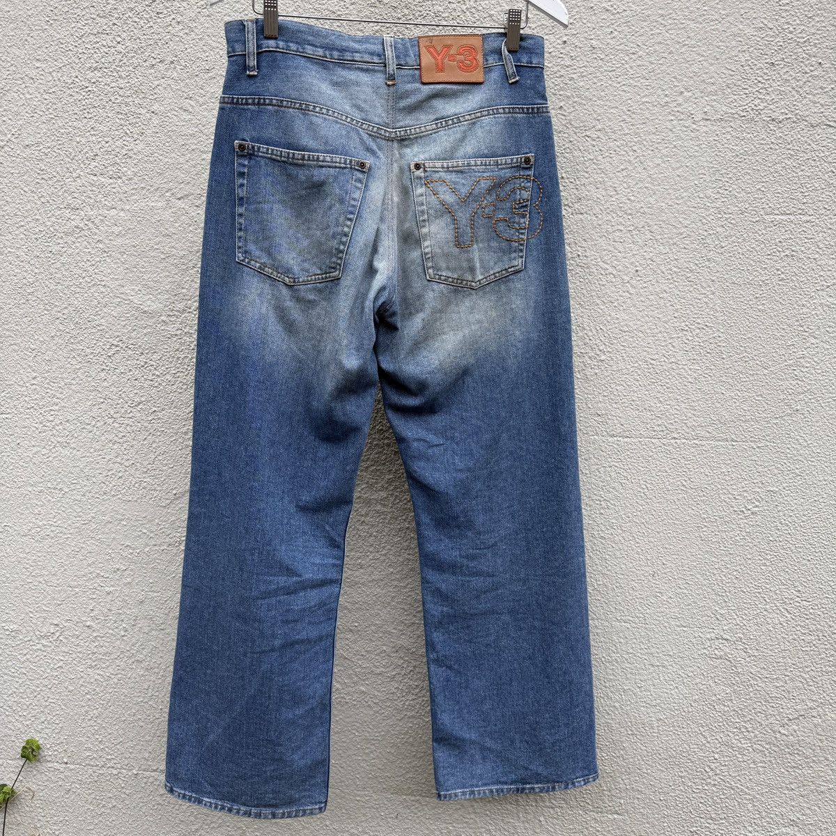 Y-3 Y-3 by Yohji Yamamoto Wide Leg Denim Jeans Size US 32 / EU 48 - 2 Thumbnail