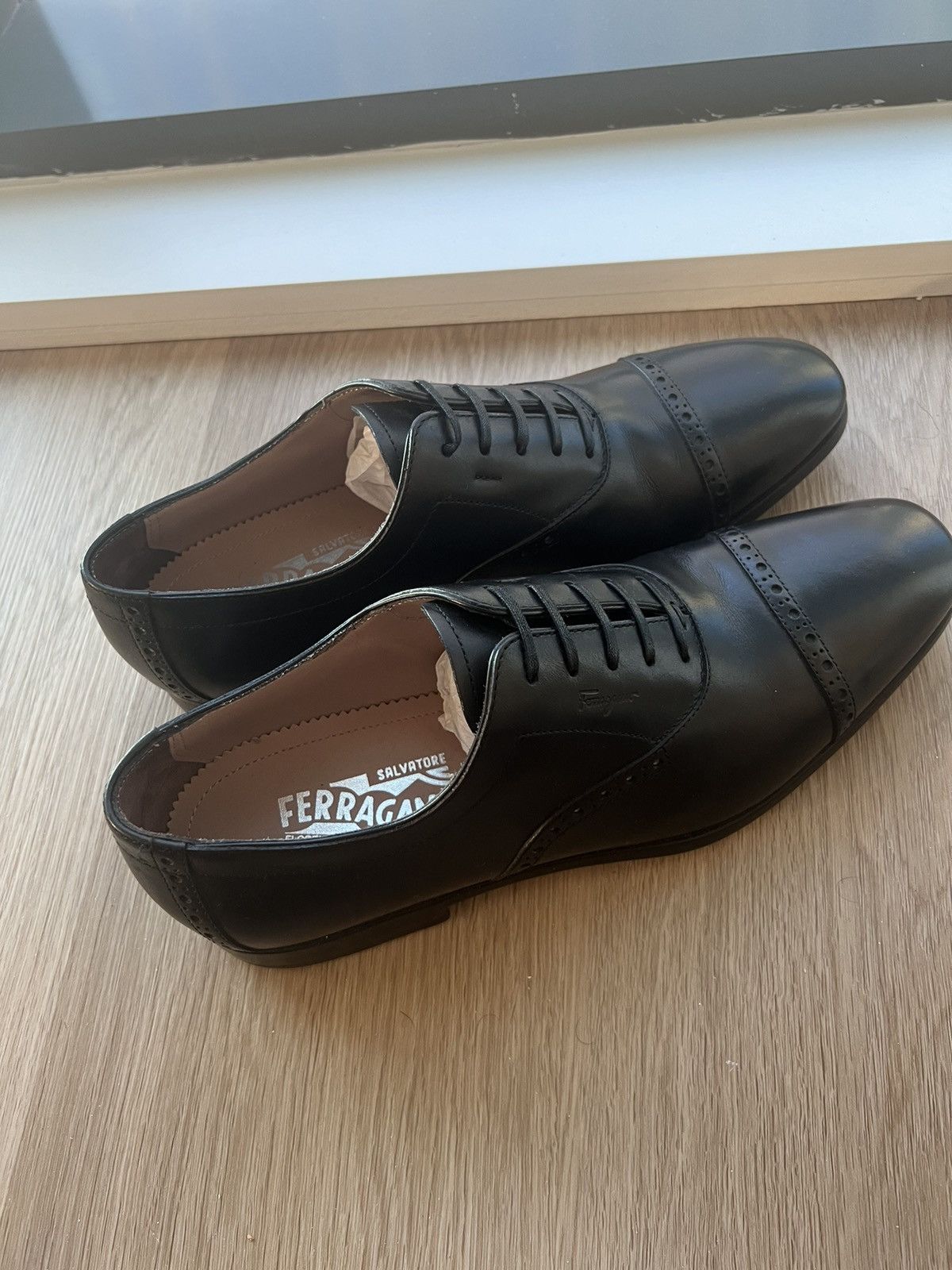 Salvatore Ferragamo UG84411 Oxford Dress Shoes Mens 11 D $895 SALVATORE FERRAGAMO - Cap-Toe  main image 3