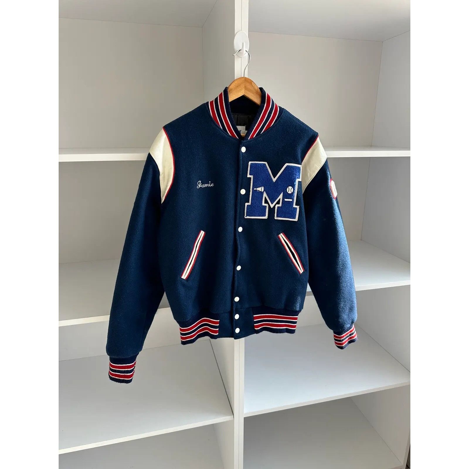 Vintage VTG McConnellsburg Varsity USA Bomber Jacket Size US M / EU 48-50 / 2 - 3 Thumbnail
