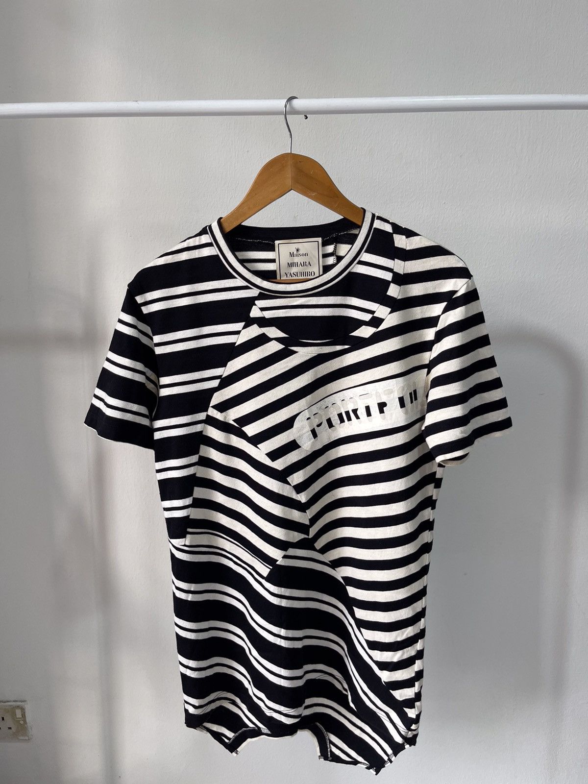 Maison MIHARA YASUHIRO Rare SAMPLE Miharayasuhiro Cut and Sew Rework Tee A2 Size US M / EU 48-50 / 2 - 2 Thumbnail
