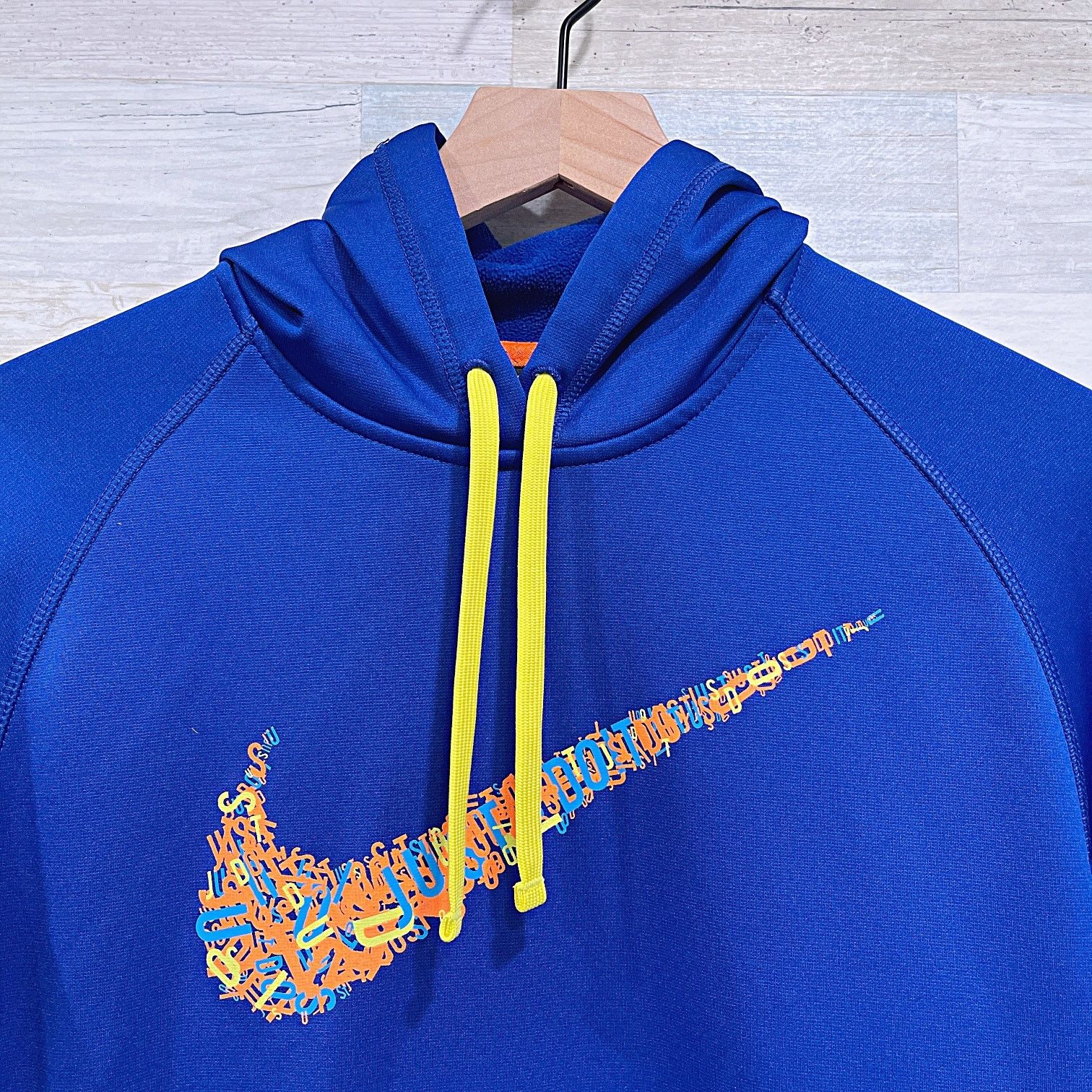 Nike Nike Just Do It Swoosh Logo Tech Hoodie Blue Fleece Mens M Size US M / EU 48-50 / 2 - 2 Thumbnail