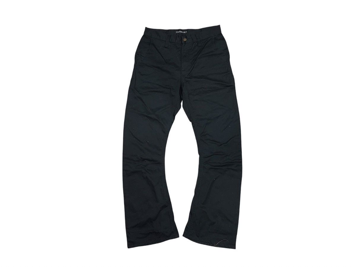 Japanese Brand 💥MINIMALIST FLARE💥ARCHIVAL GENNARO CURVED FLARE PANT F286 Size US 30 / EU 46 - 1 Thumbnail
