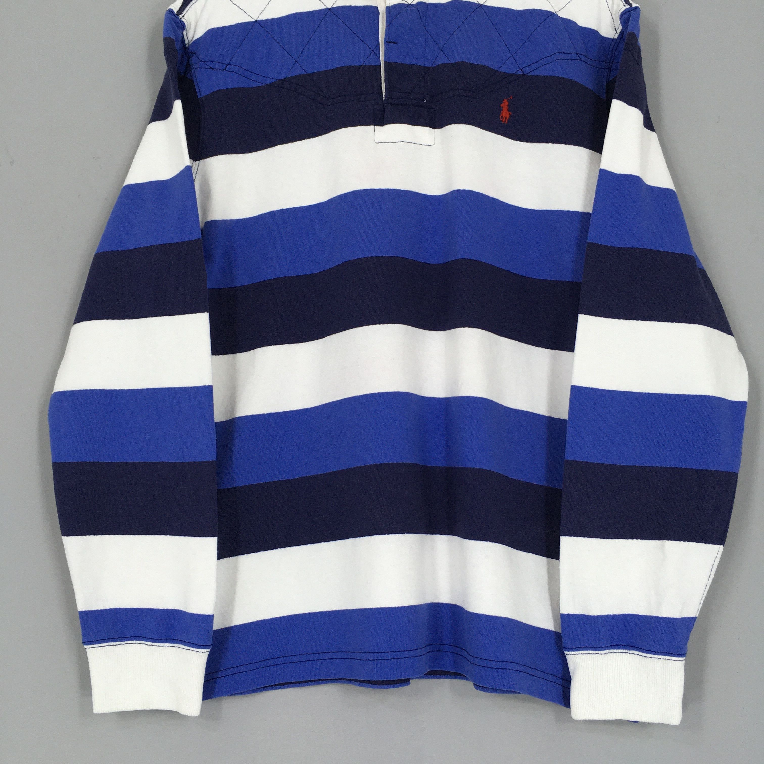 Polo Ralph Lauren × Rugby Ralph Lauren Vintage 90s Polo Ralph Lauren Rugby Shirt Large Size US L / EU 52-54 / 3 - 3 Thumbnail