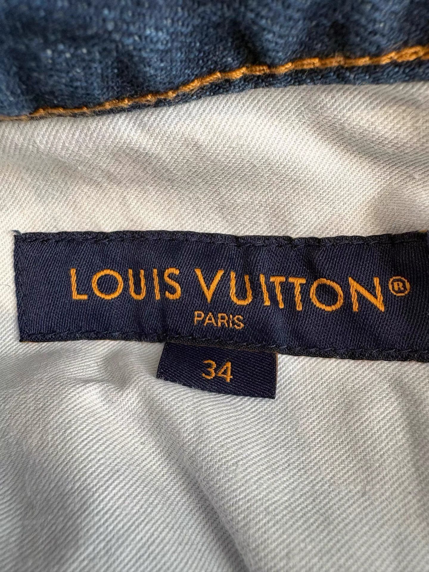 Louis Vuitton LOUIS VUITTON Navy Blue Jeans K1 Size US 34 / EU 50 - 5 Thumbnail