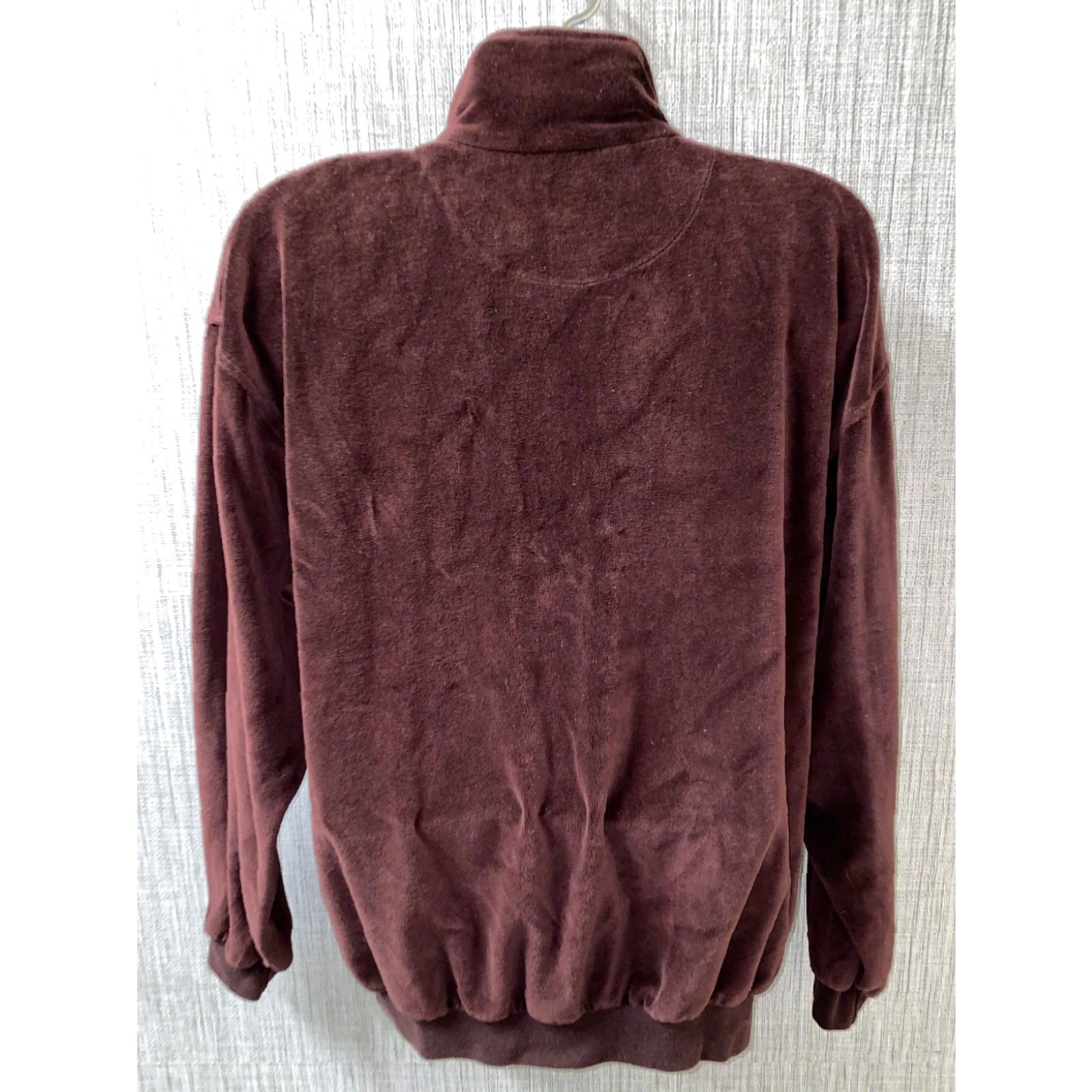 Haband VINTAGE Haband Comfort Club Mens Brown Full Zip Jacket Size XL Jacket Mens Brown XL Full Zip Haband Comfort Club Mens Brown Full Zip Jacket Size US XL / EU 56 / 4 - 5 Thumbnail