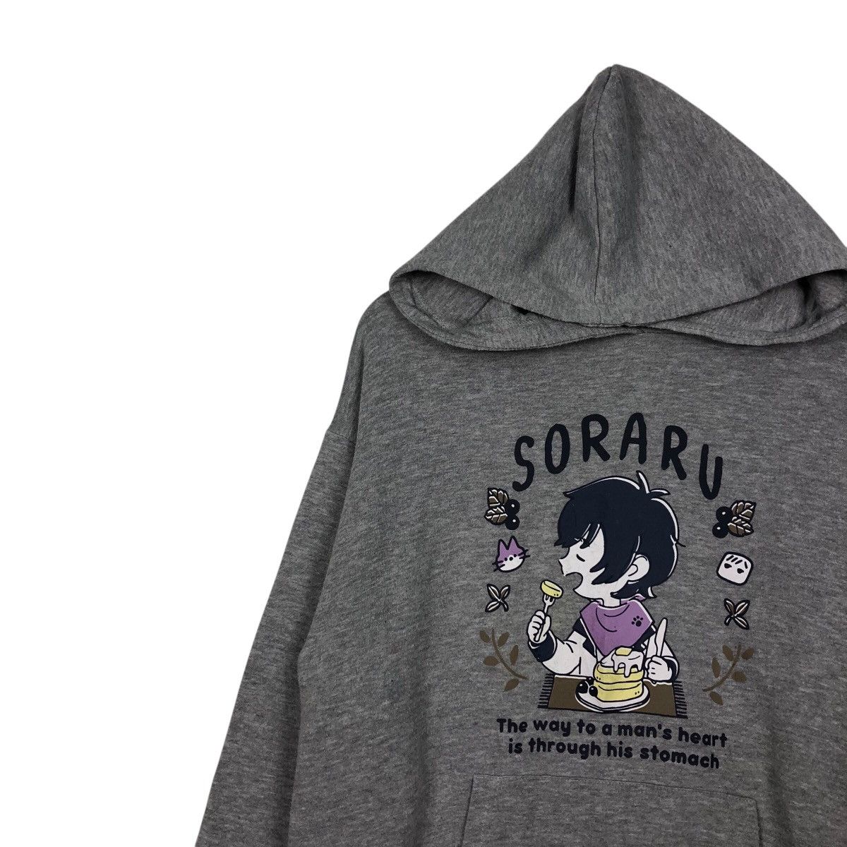 Cartoon Network 📌Vintage Hoodie Pull Over Soraru Cartoon Big Logo Size US M / EU 48-50 / 2 - 8 Thumbnail