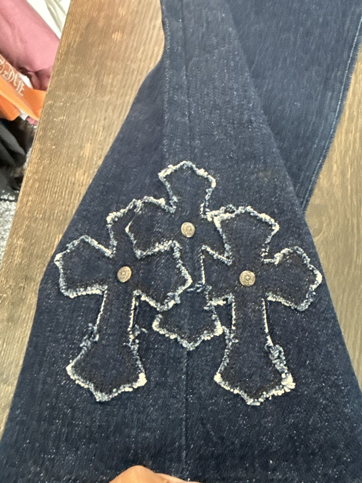 Chrome Hearts Chrome Hearts Bootcut Patch Jeans Size 32" / US 10 / IT 46 - 11 Thumbnail