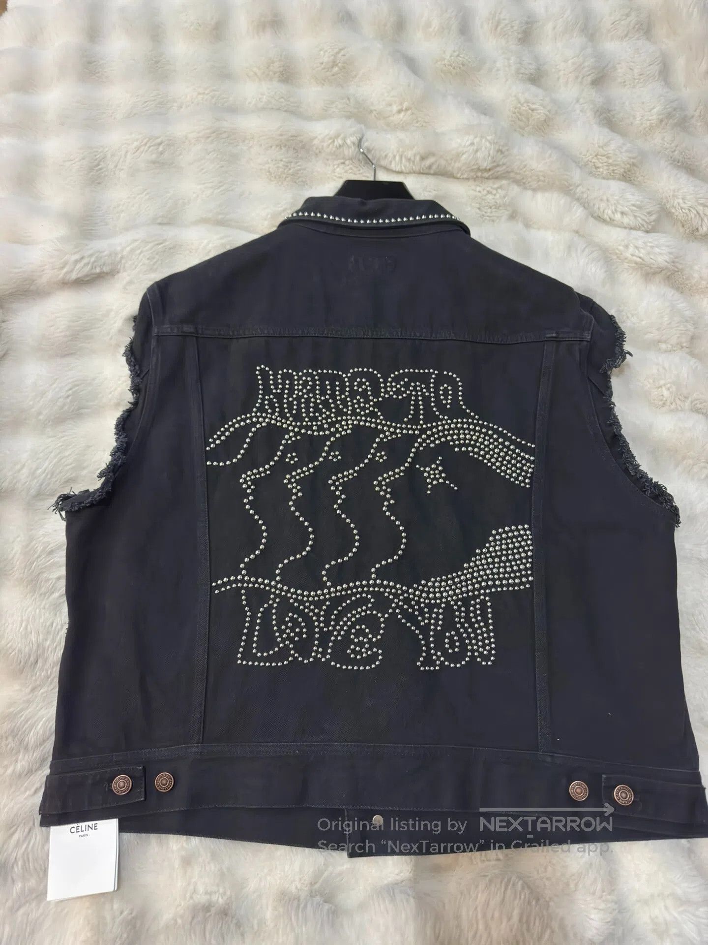 Celine CELINE Studded Heavy Duty Men's Denim Jacket| Size US M / EU 48-50 / 2 - 1 Thumbnail