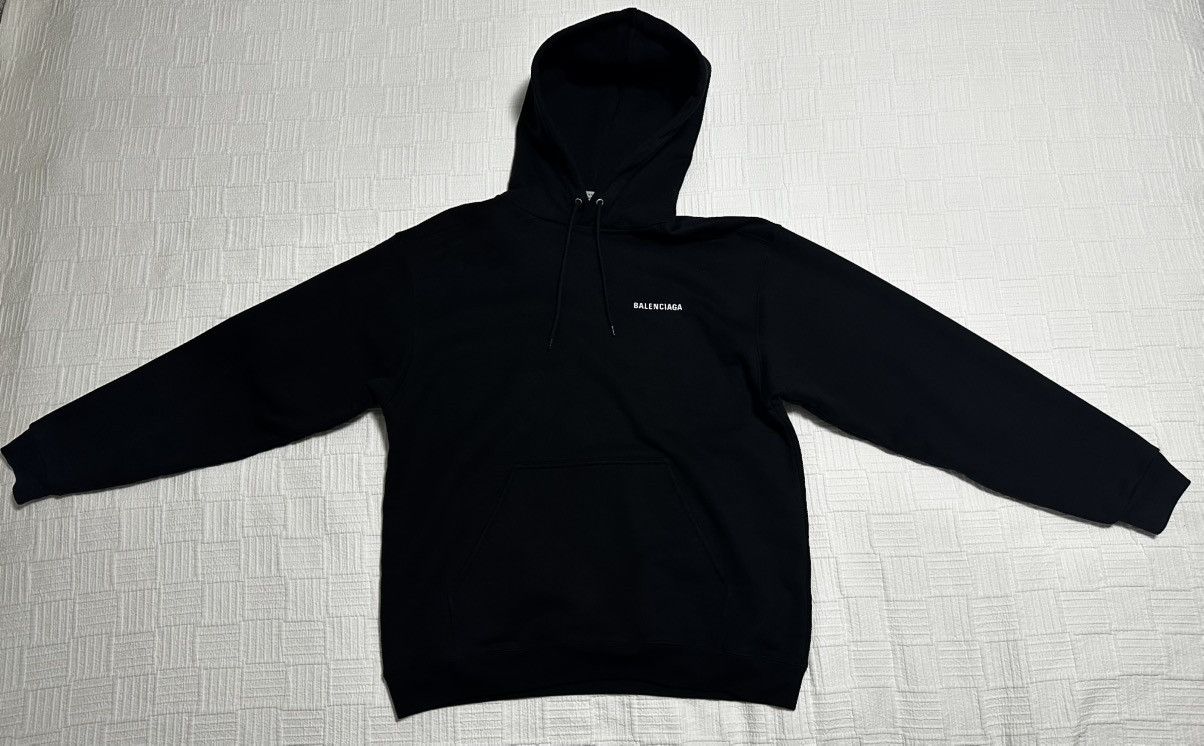 Balenciaga Balenciaga Back Hoodie Size US S / EU 44-46 / 1 - 1 Thumbnail