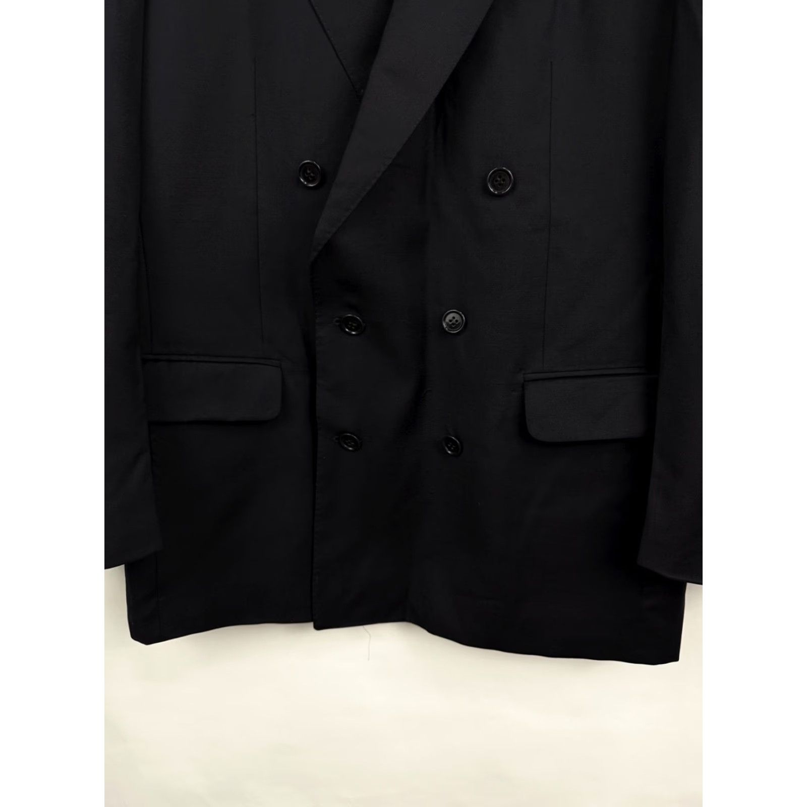 Loro Piana VINTAGE Loro Piana Blazer Men M/L Black Retro Rare Blazer Size 40R - 4 Thumbnail