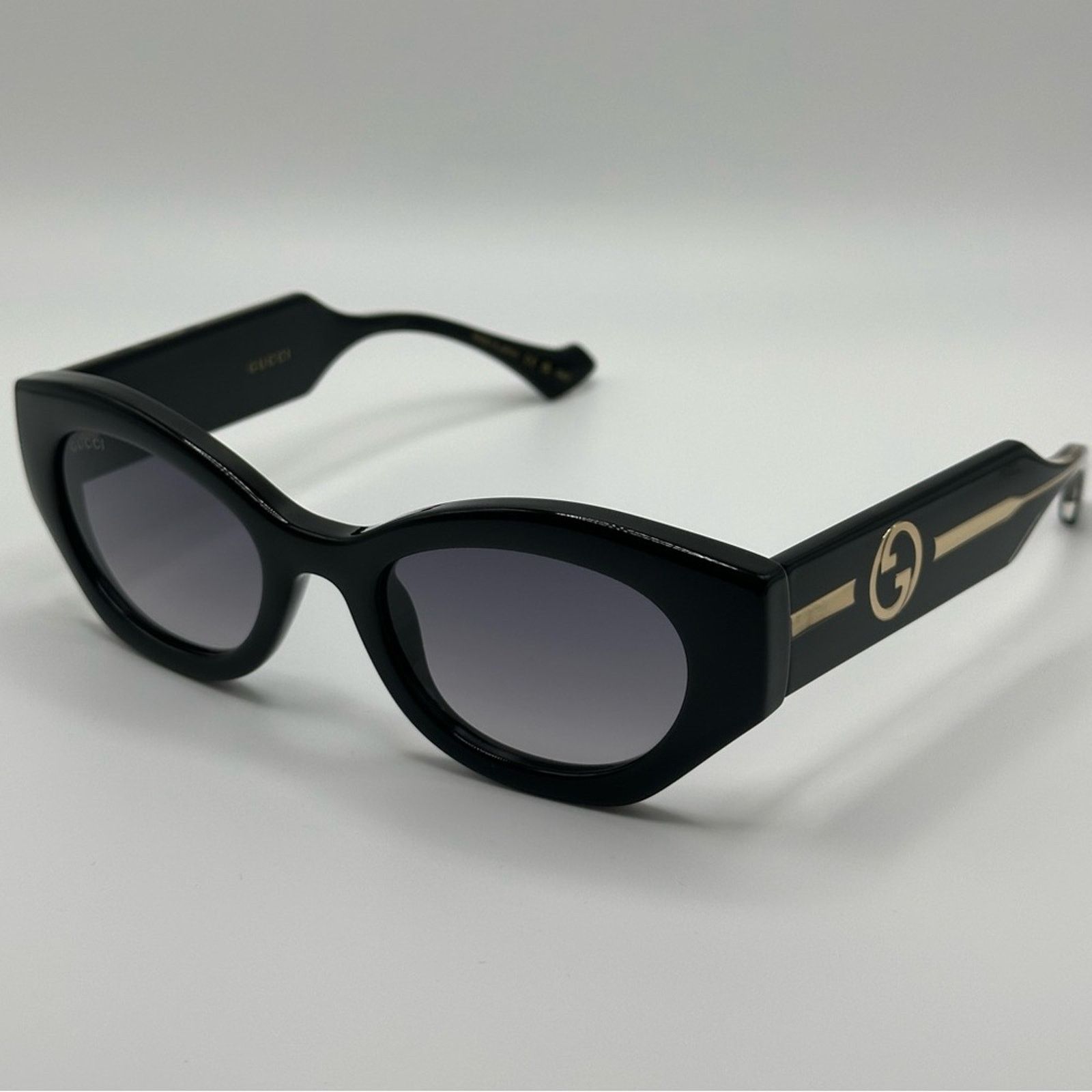 Gucci NEW Gucci Sunglasses GG1553S 001 Black Grey Gradient Women Size ONE SIZE - 7 Thumbnail