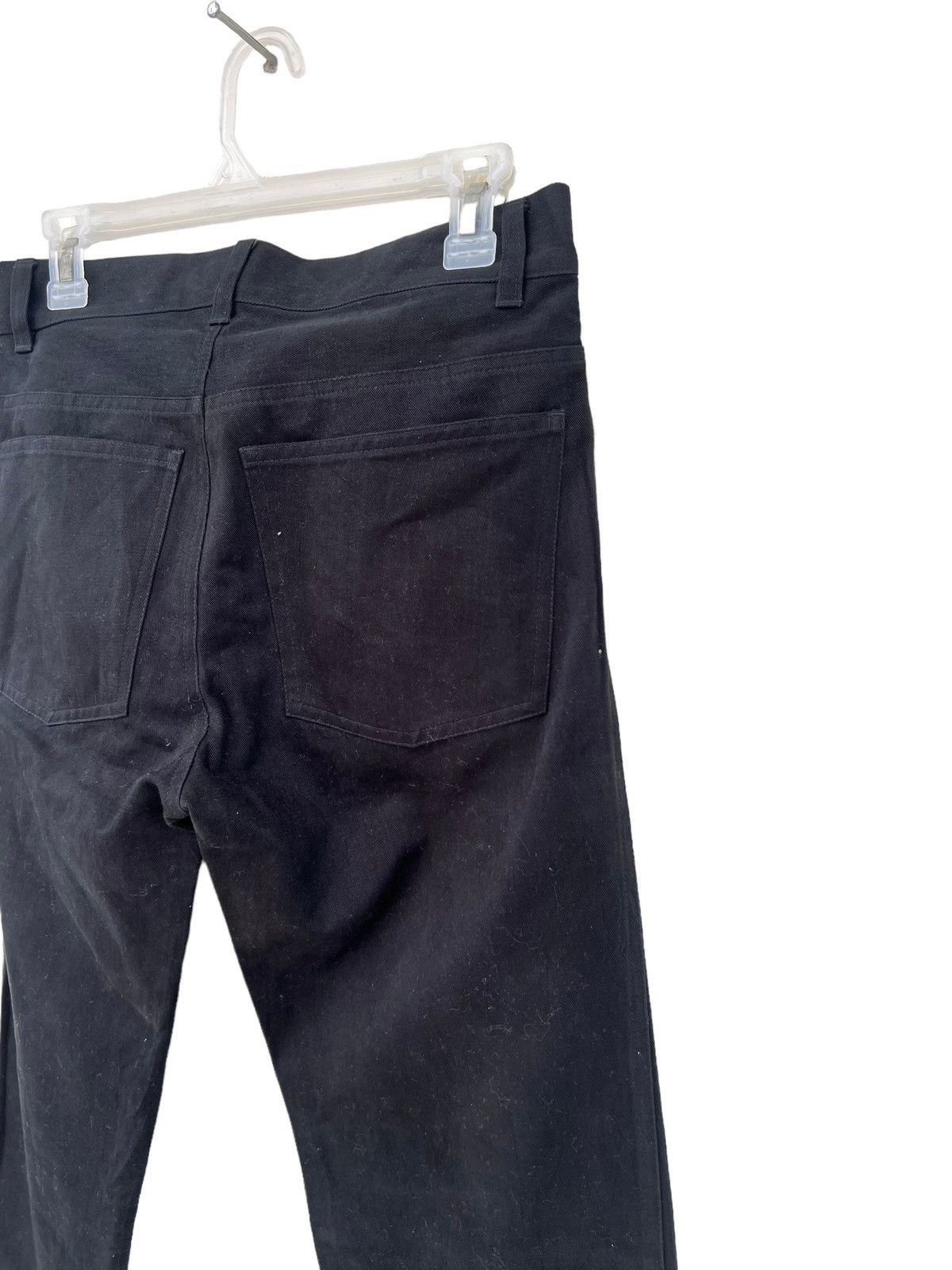 agnes b. Vintage Agnes B. Homme Paris Dark Black Trouser Pant Size US 29 - 18 Thumbnail