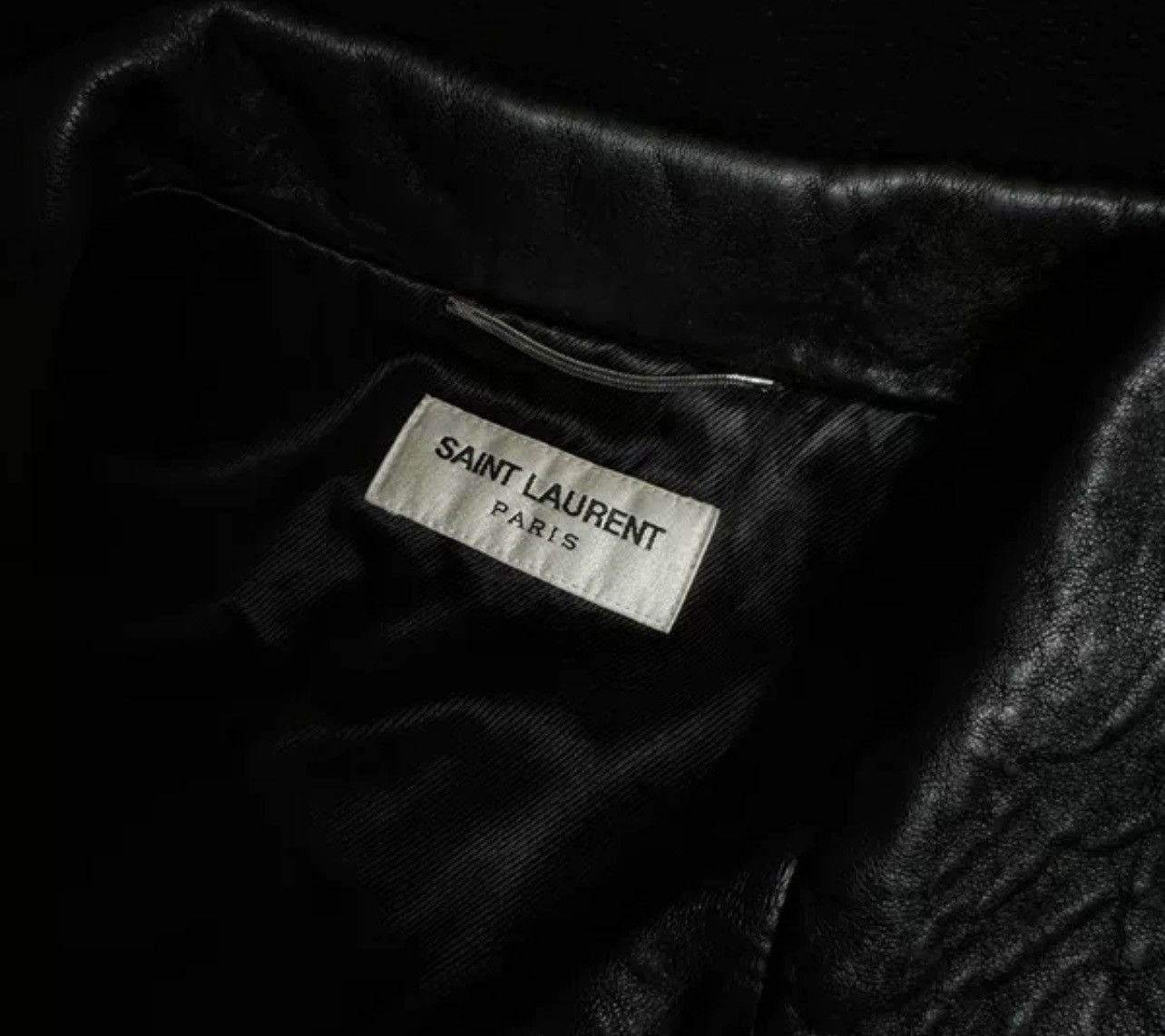 Saint Laurent Paris Saint Laurent bloody tooth Bloodlust sheep leather jacket-2 Size US L / EU 52-54 / 3 - 4 Thumbnail
