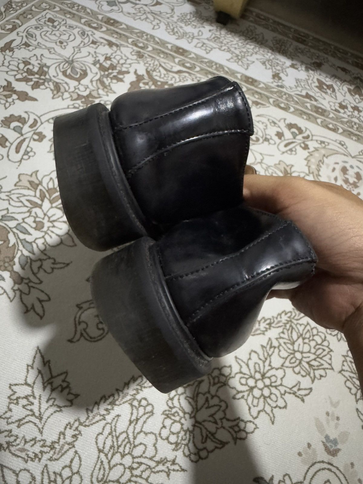Genuine Leather × George Cox 🏴󠁧󠁢󠁥󠁮󠁧󠁿 Vtg George Cox Unisex 1461 Boanil Brush Casual Shoes Size US 10 / EU 43 - 5 Thumbnail