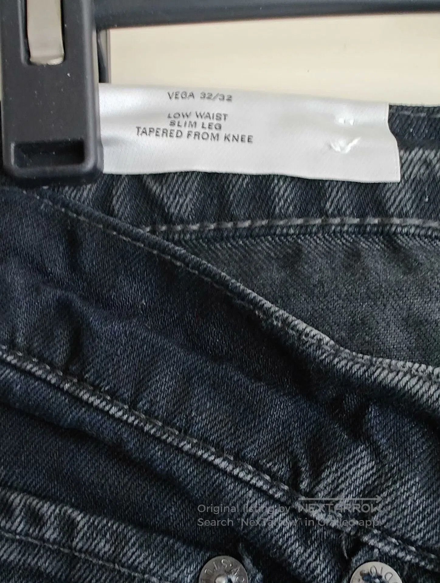 Acne Studios Acne Studios Men's Black Slim Jeans 32/32. Size US 32 / EU 48 - 4 Thumbnail