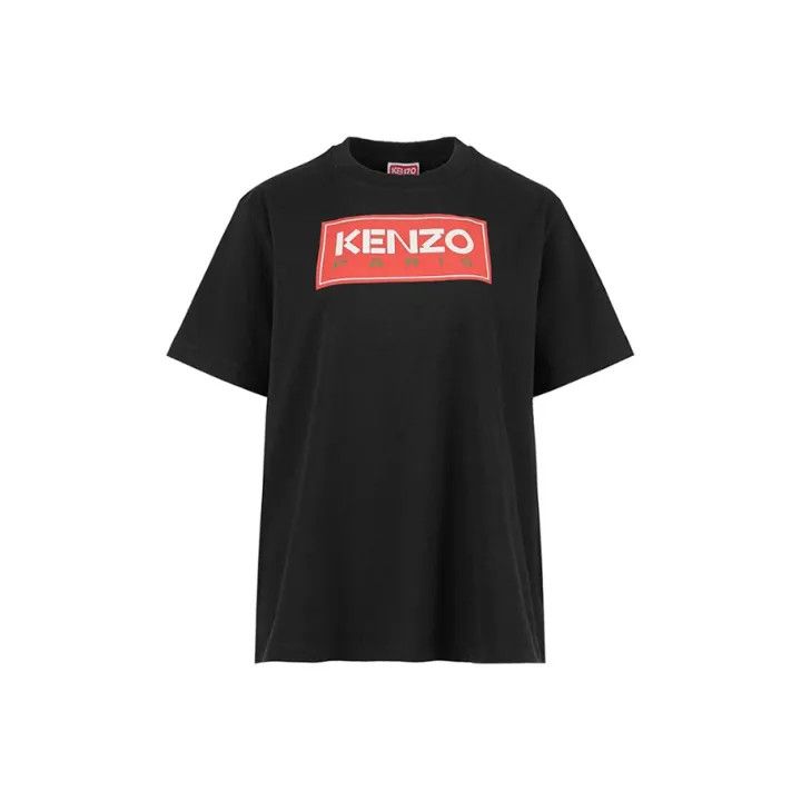 Kenzo KENZO Logo Print Short Sleeve T-Shirt for Women 0079 Size M / US 6-8 / IT 42-44 - 1 Thumbnail