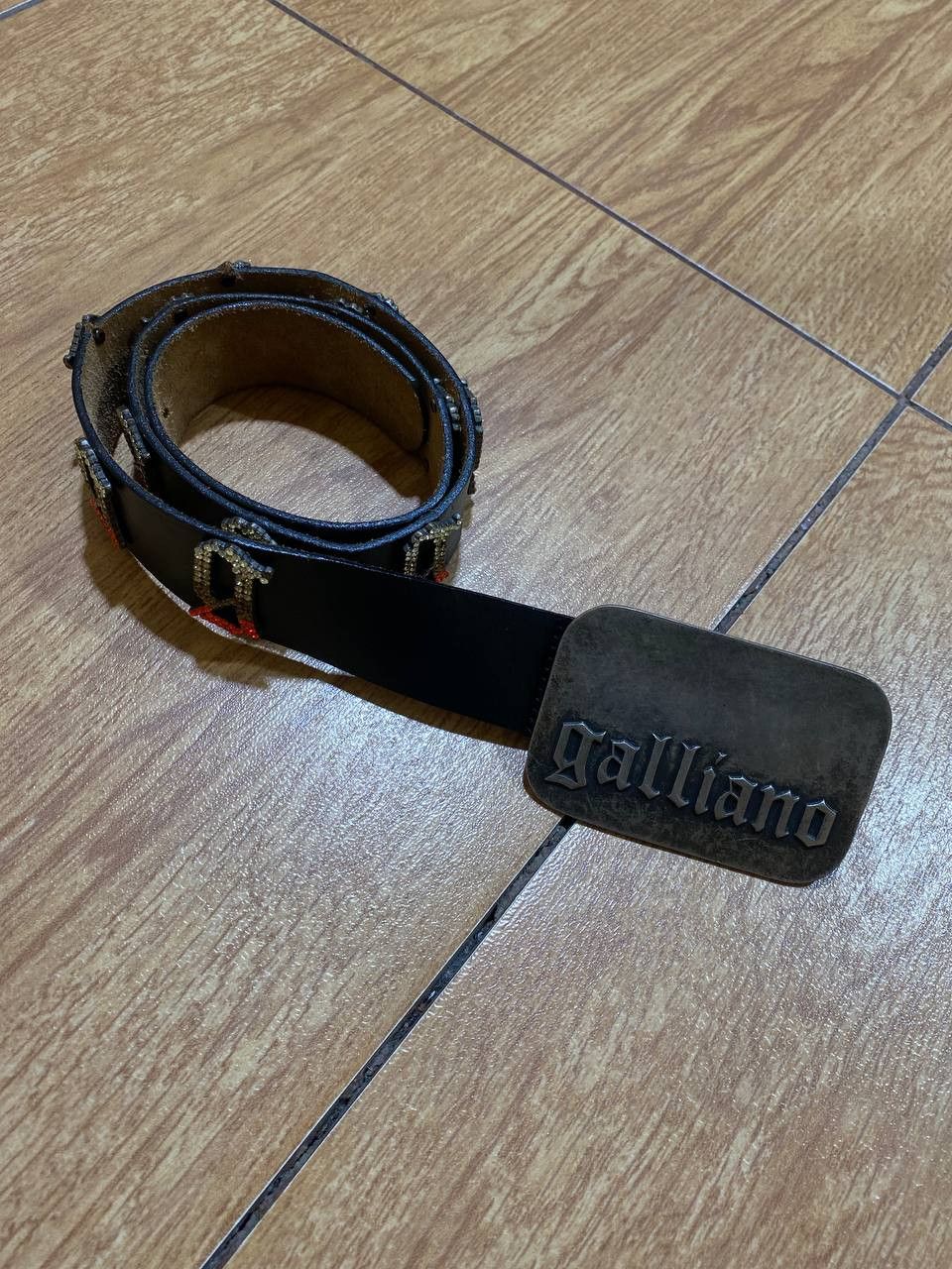 John Galliano John Galliano big logo One Size Belts Vintage Y2K Size ONE SIZE - 7 Thumbnail