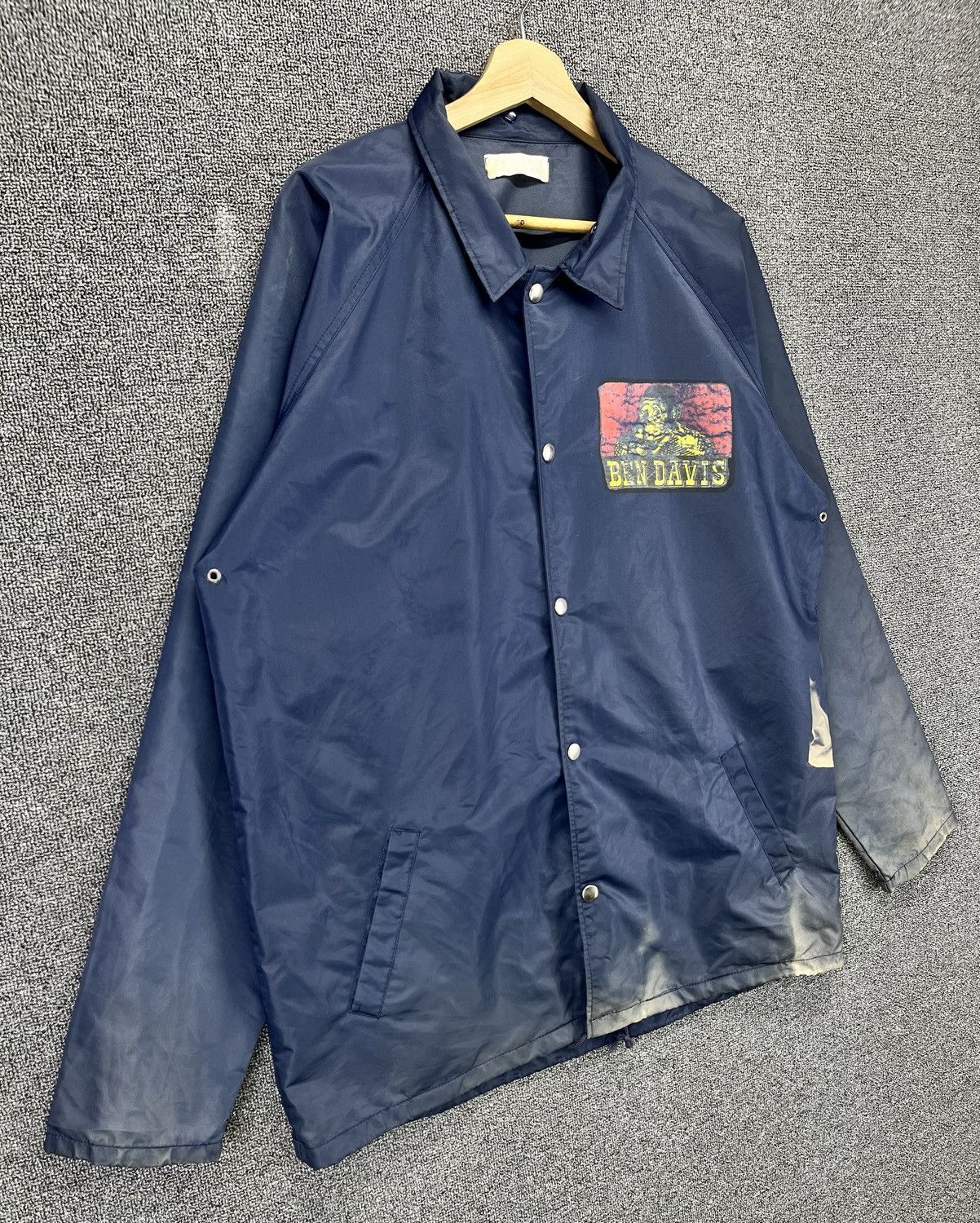 Ben Davis Vintage Ben Davis Spell Out Trashed Light Jacket Size US L / EU 52-54 / 3 - 2 Thumbnail