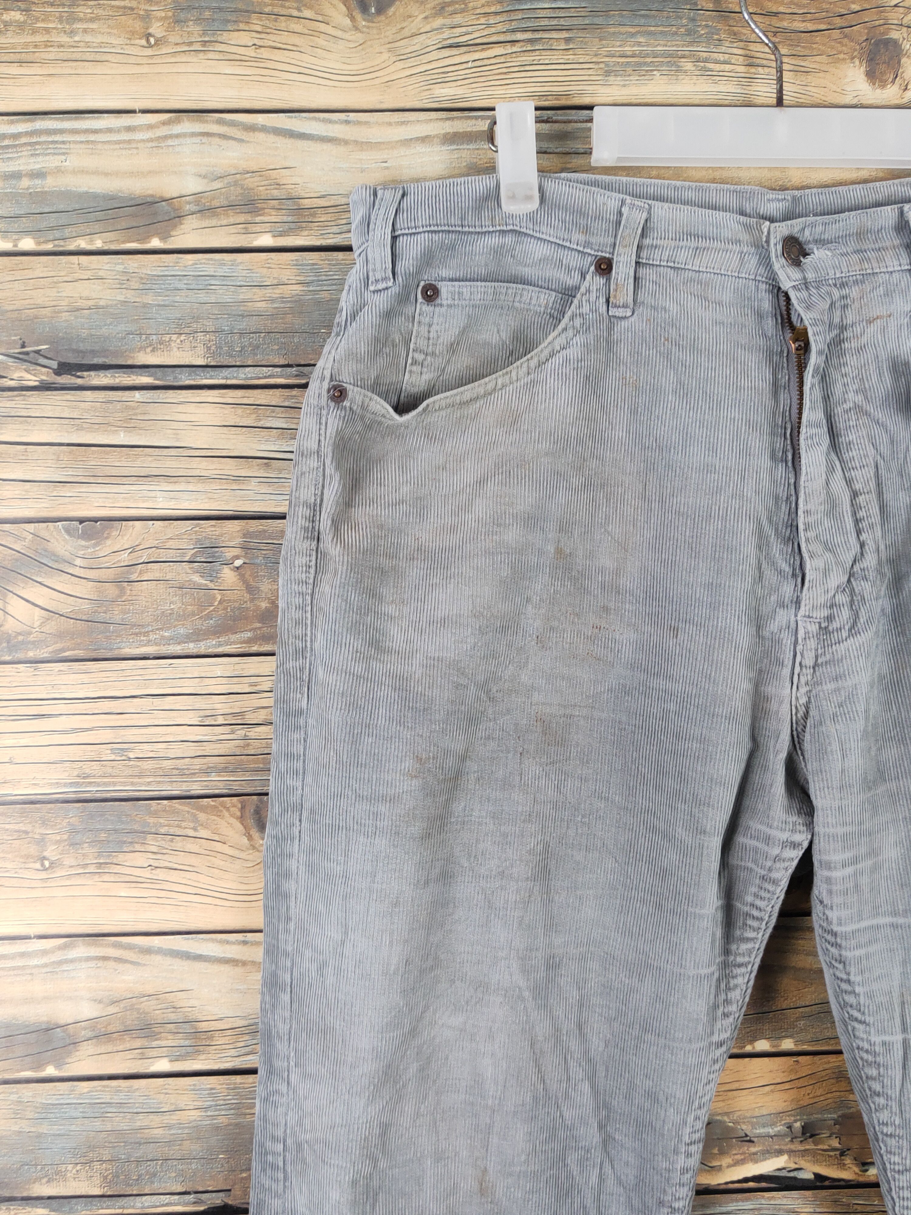 Levi's Levi's Gray vintage cargo Corduroy Pants #W1888 Size US 36 / EU 52 - 3 Thumbnail