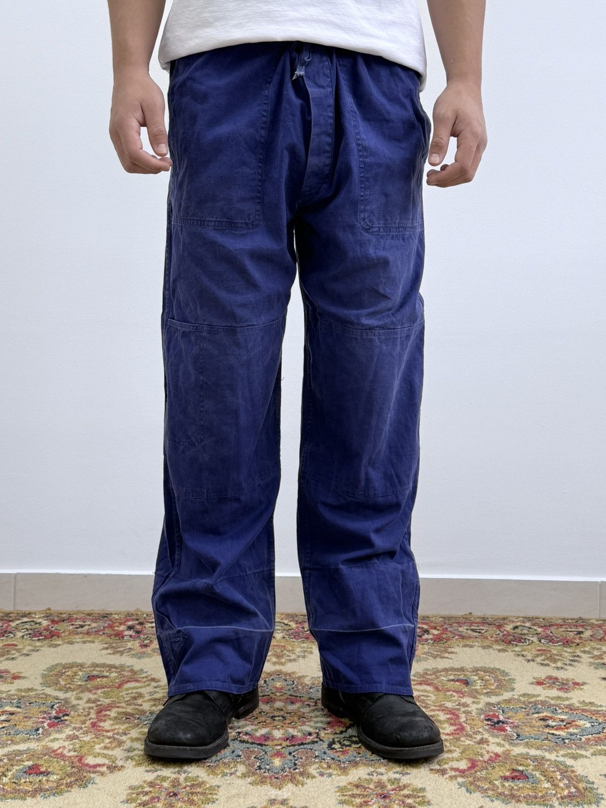 Vetra Vintage 70s French Faded Work Pants Size US 34 / EU 50 - 1 Thumbnail